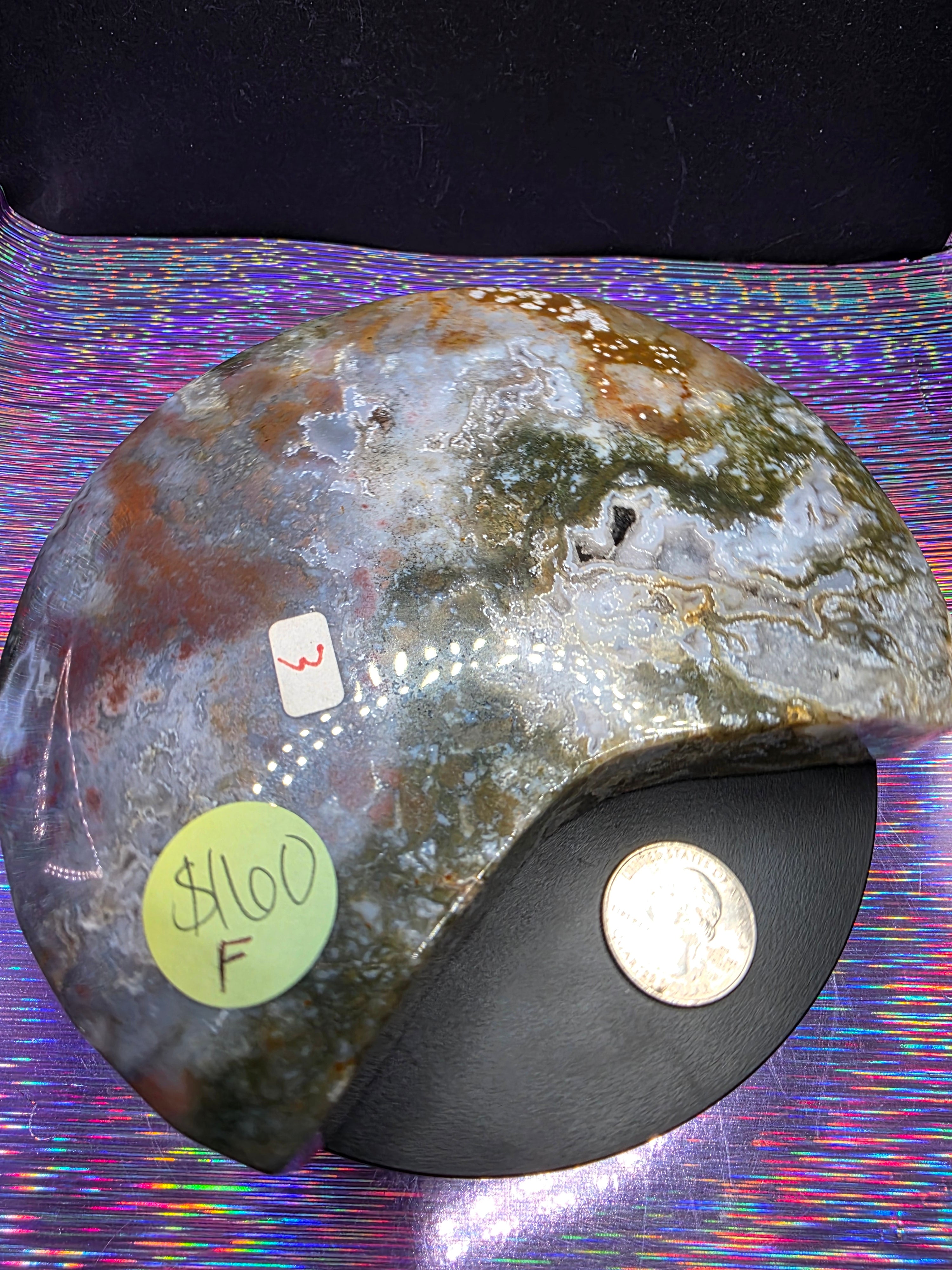Moss Agate Moon F