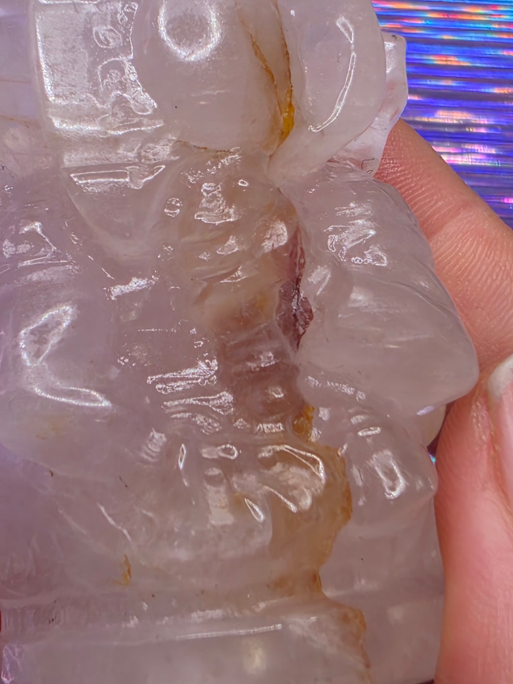 Rose Quartz Ganesha