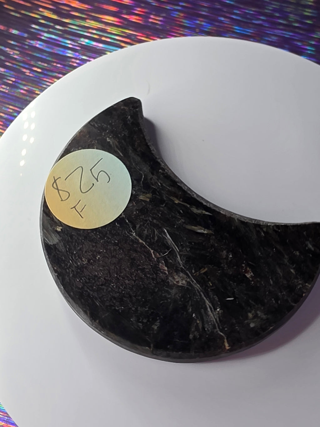 Arfvedsonite with Garnet Moon F