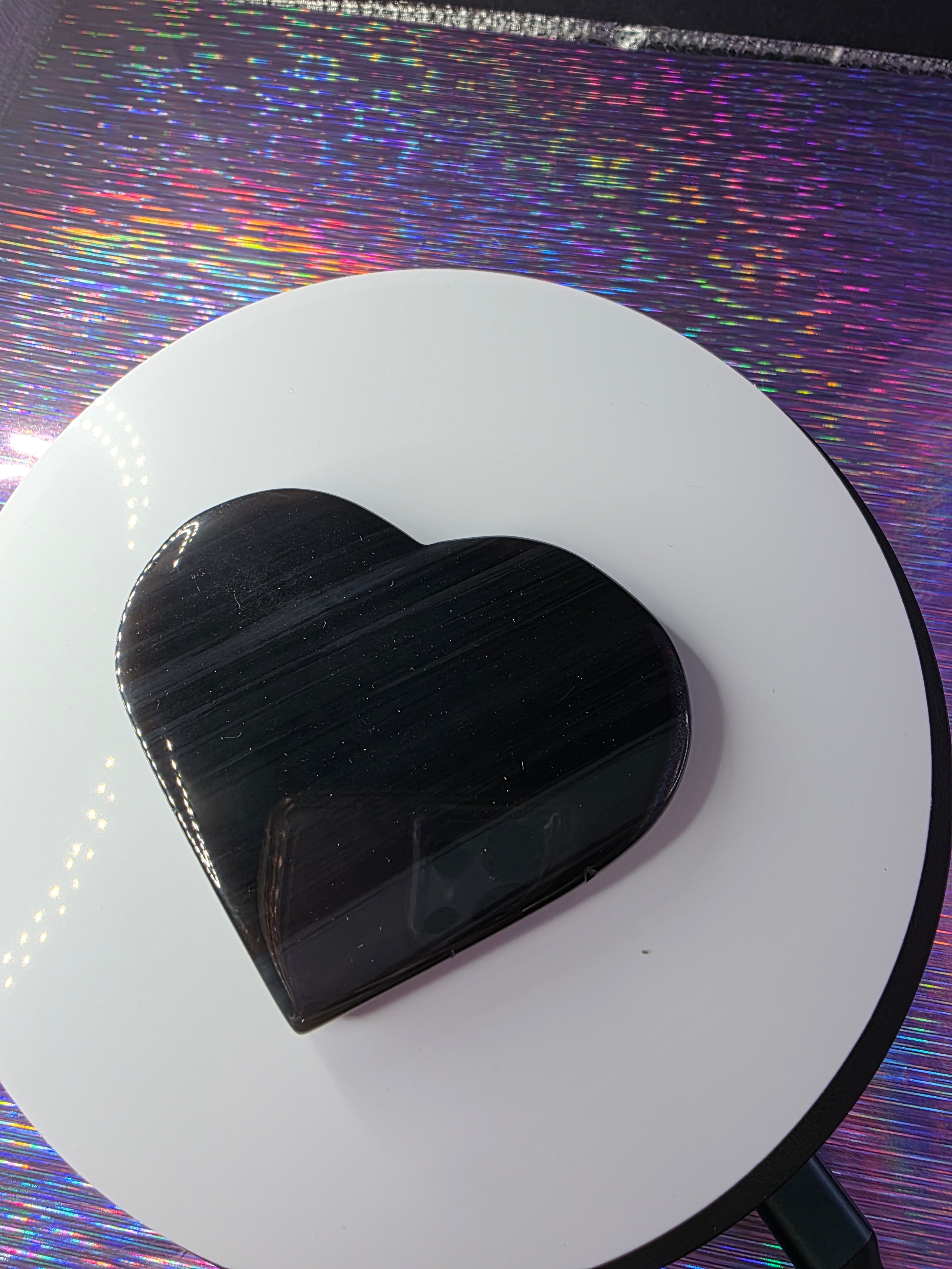 Obsidian Lace Heart C