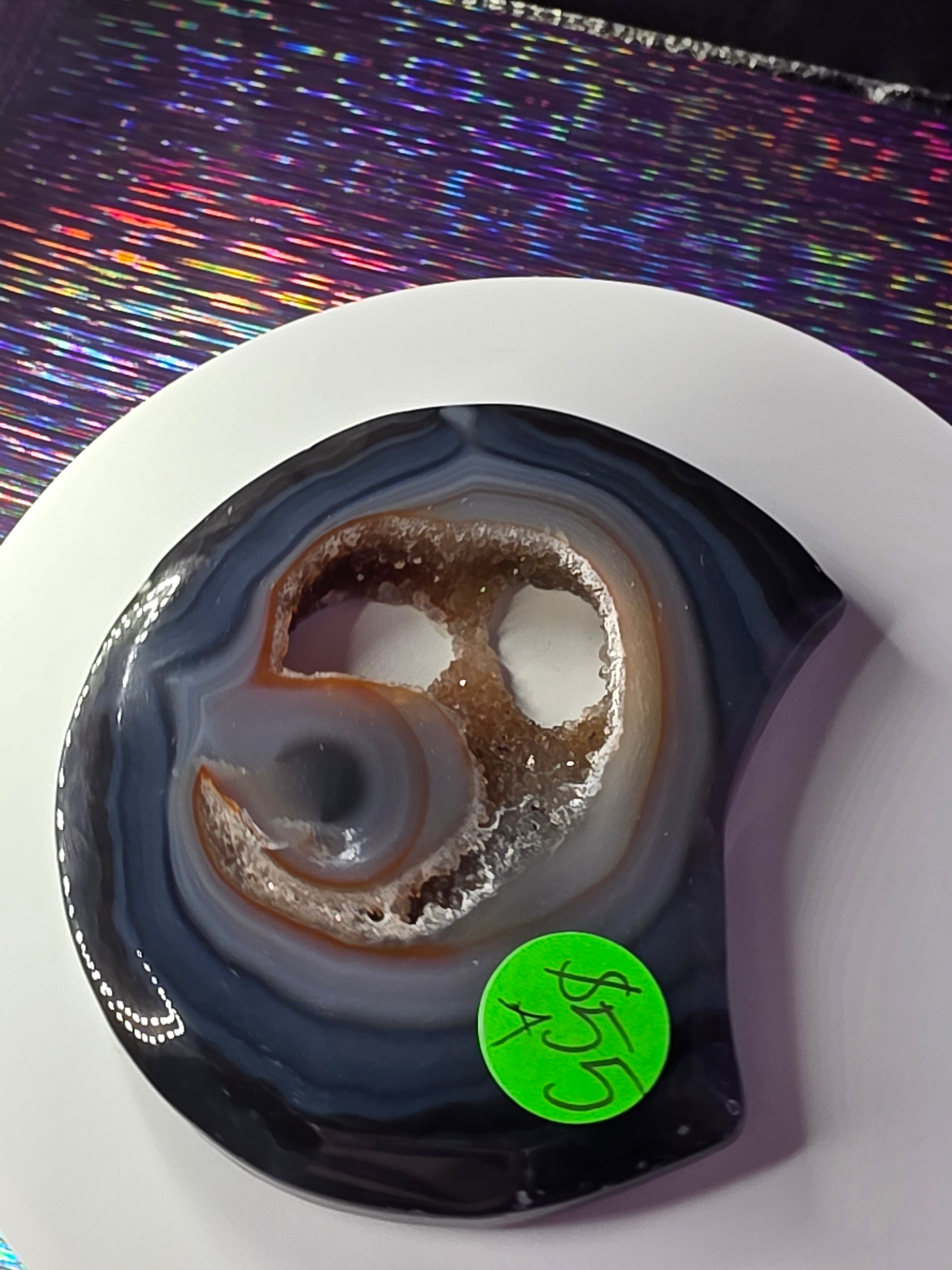 Agate Moon with Portals A