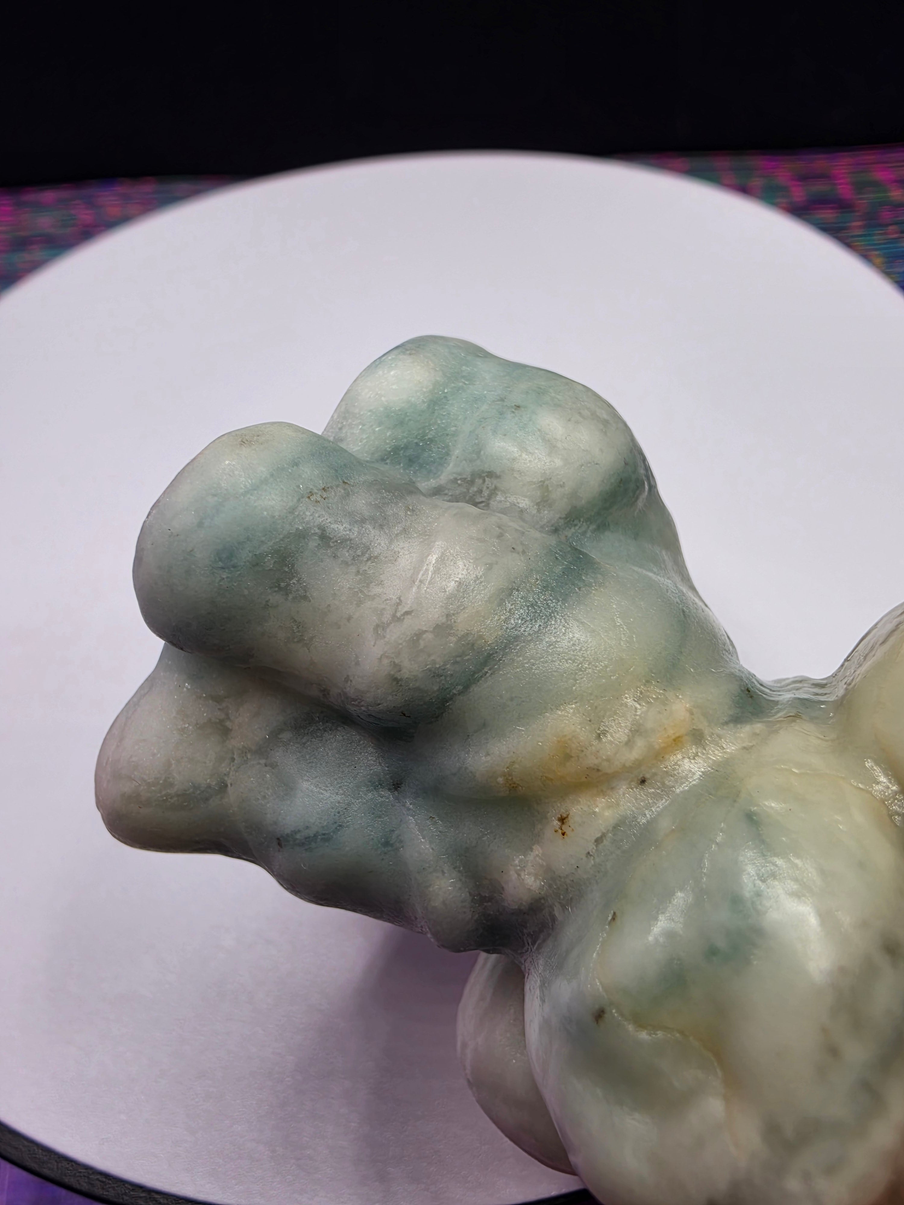 Sky Blue Calcite "Wishes" Dog A