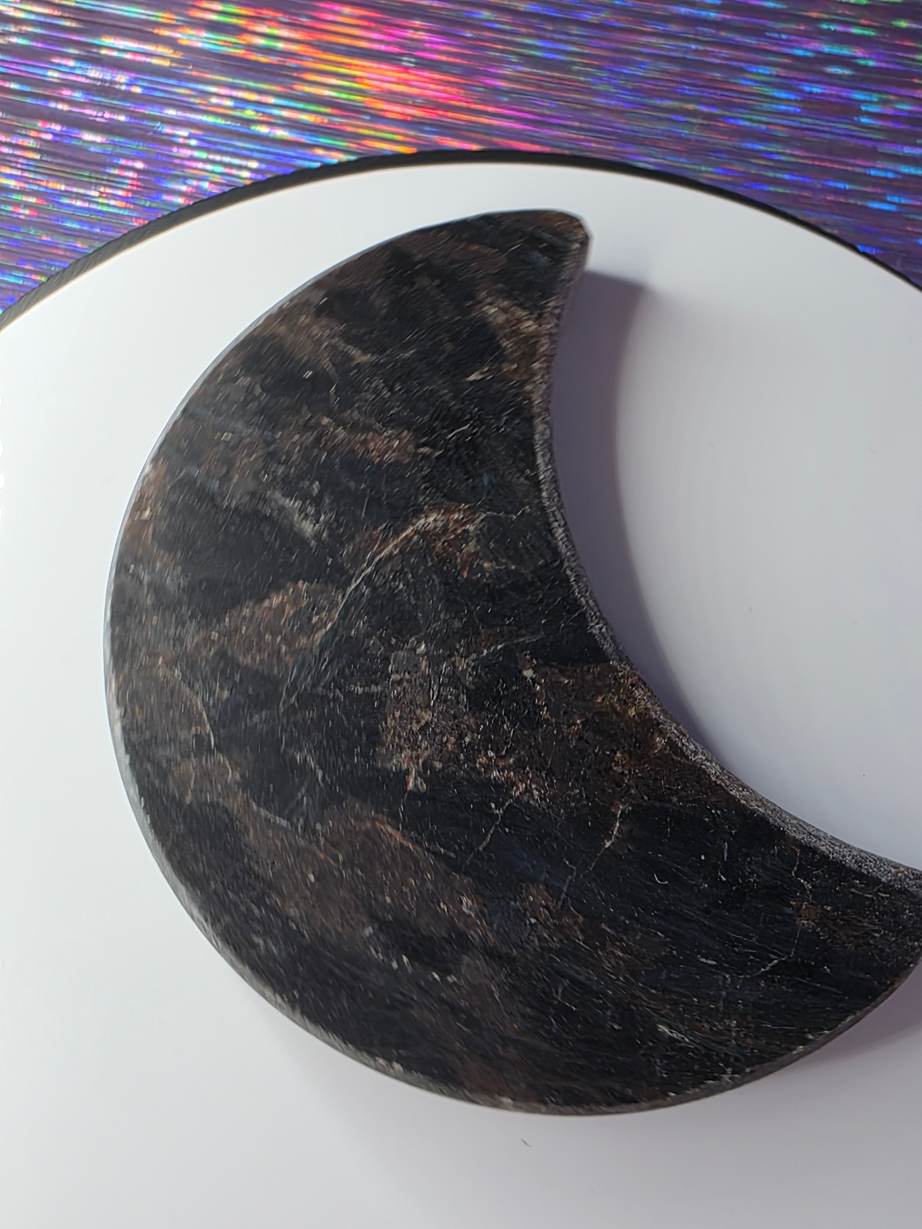 Arfvedsonite with Garnet Moon E