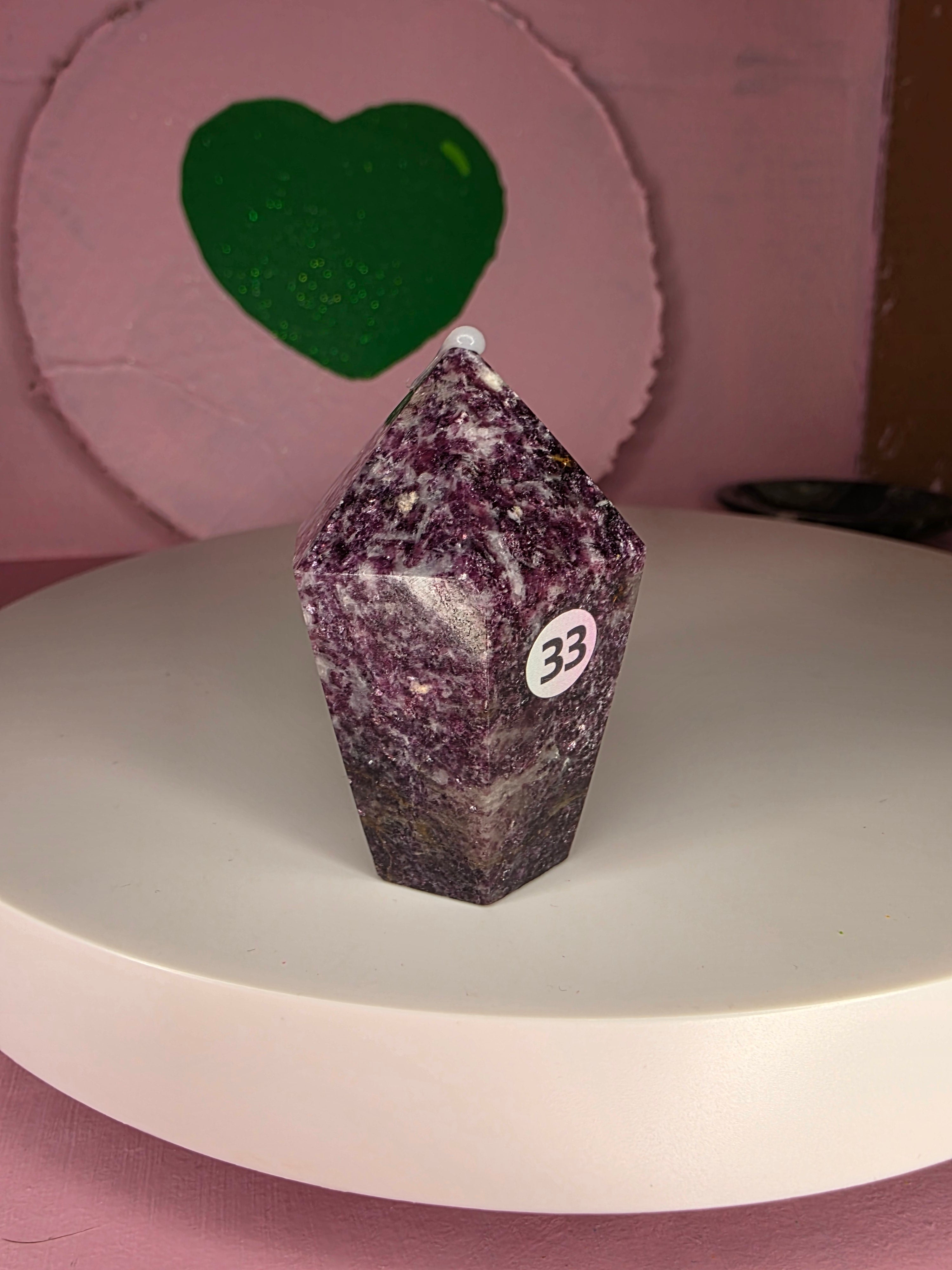 Lepidolite Cupcake A