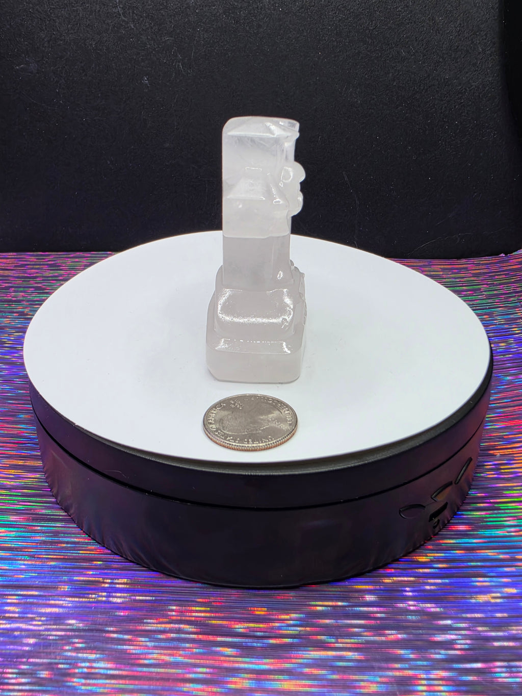 Clear Quartz RIP Headstone B