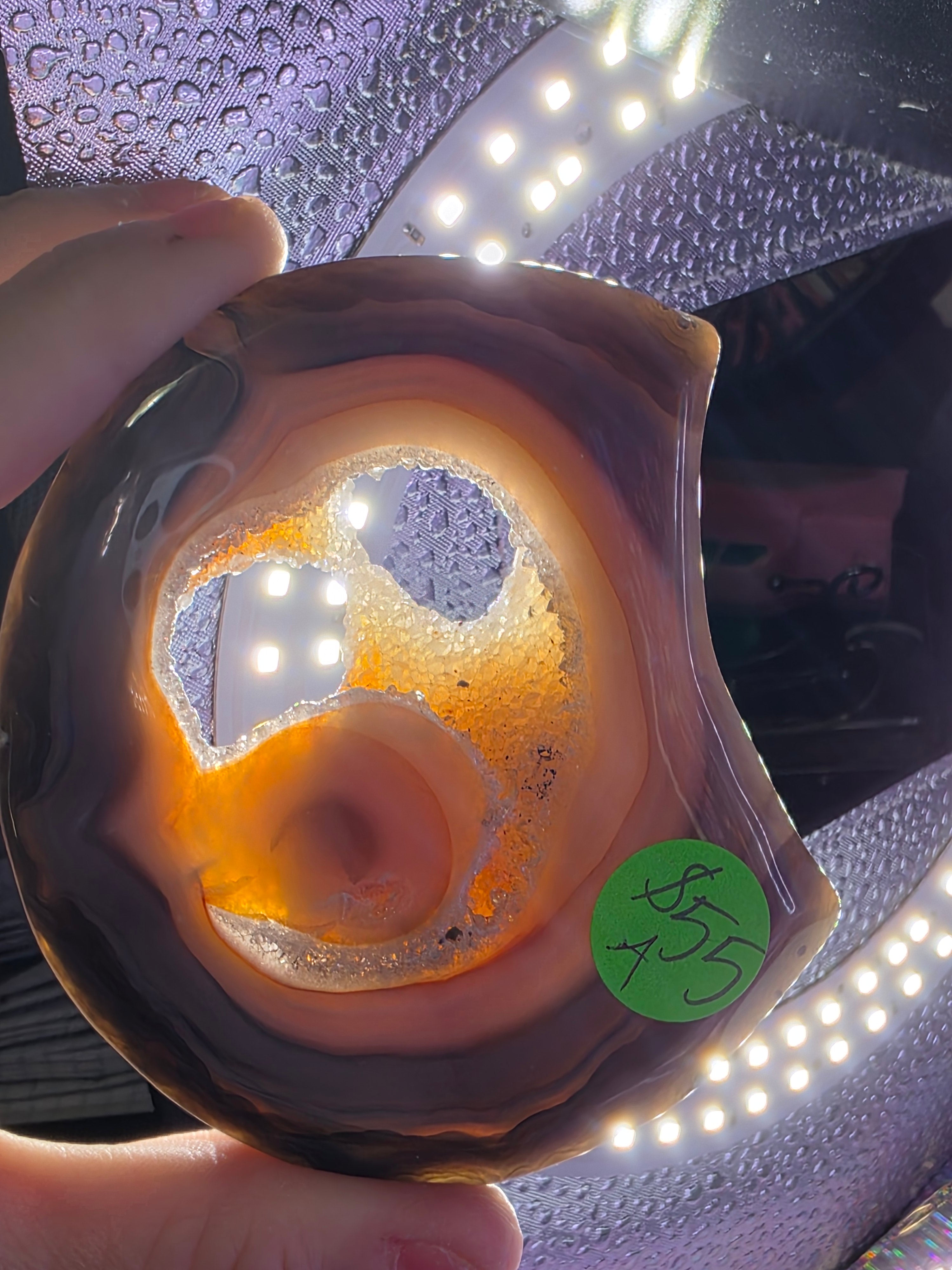 Agate Moon with Portals A