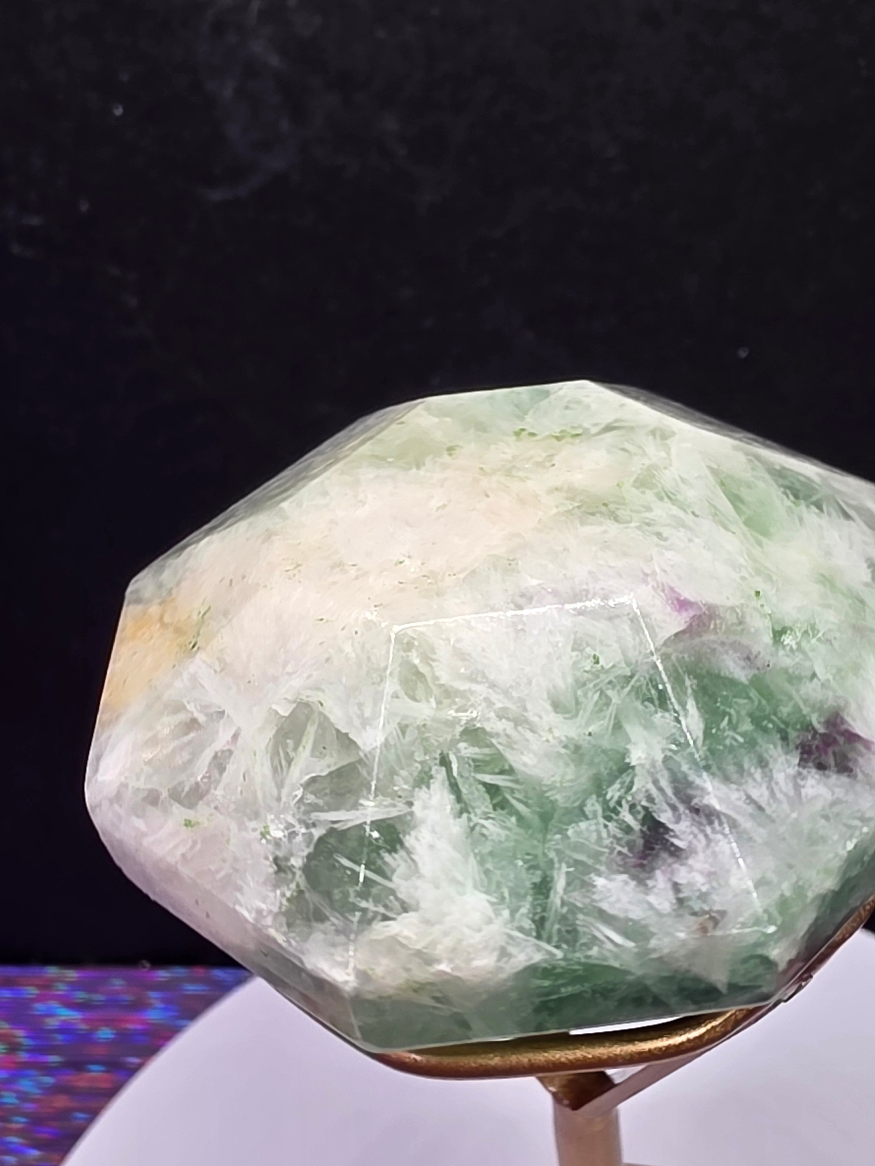 Feather Fluorite Diamond A
