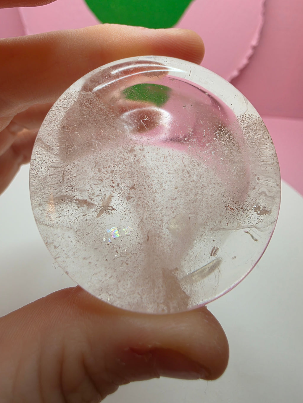 Clear Quartz Sphere Holder A