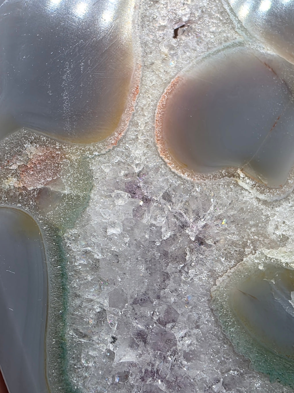 Agate Amethyst Diamond A