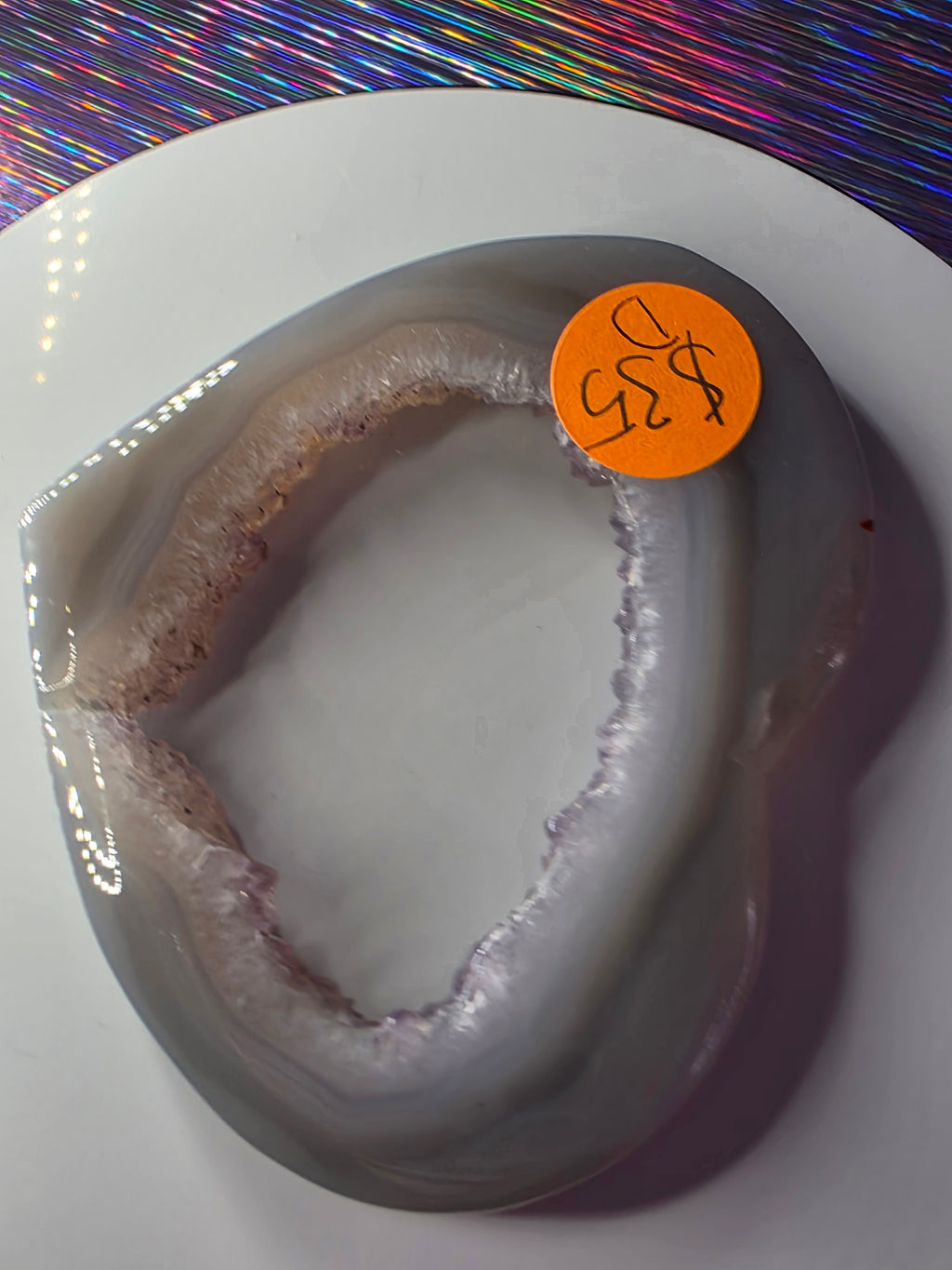 Druzy Agate Heart D
