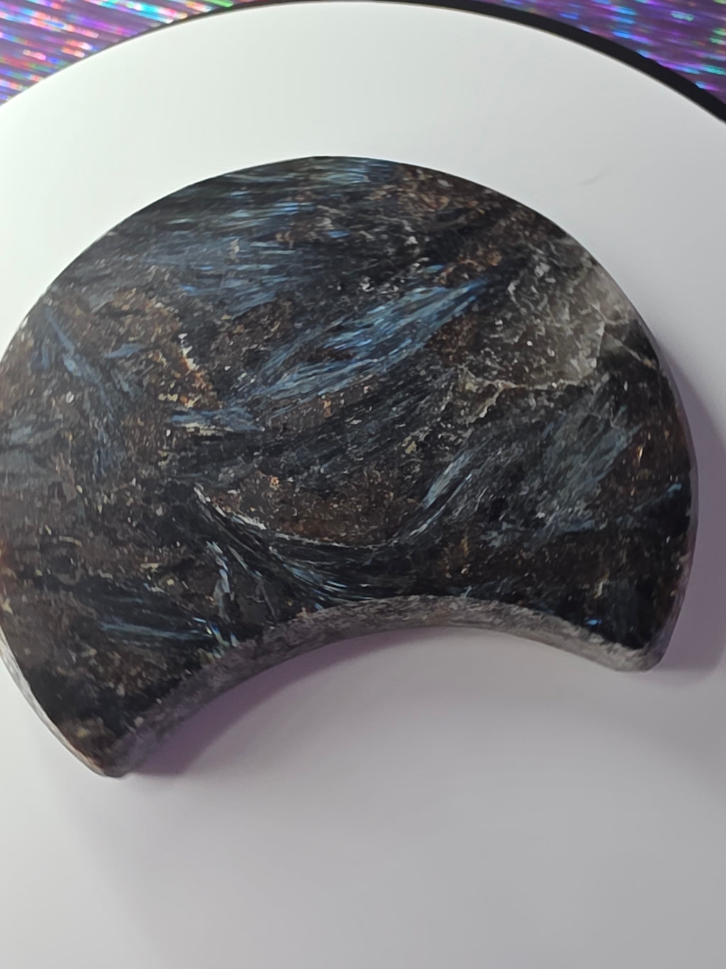Arfvedsonite with Garnet Moon D
