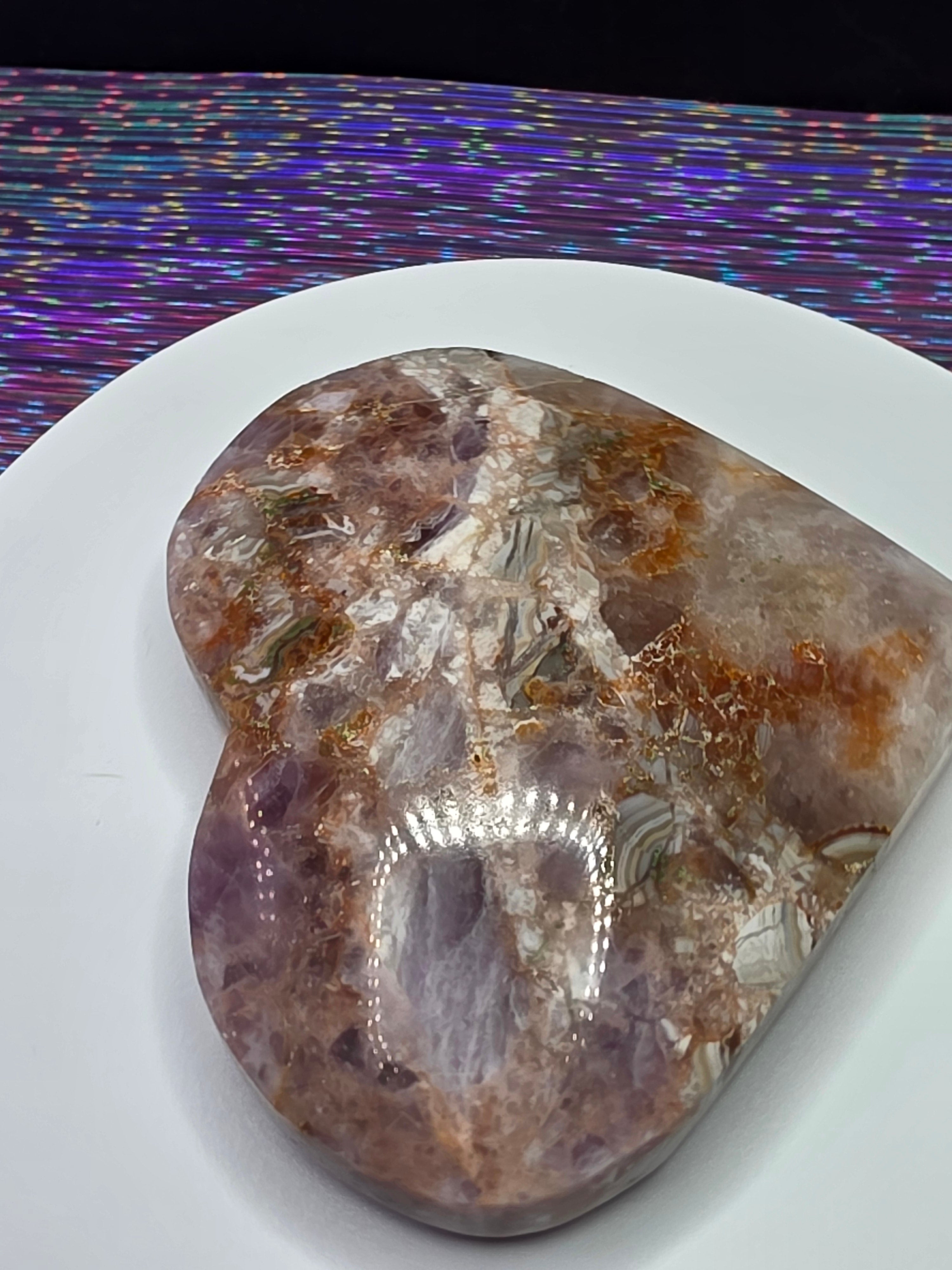 Crazy Lace Amethyst Heart A