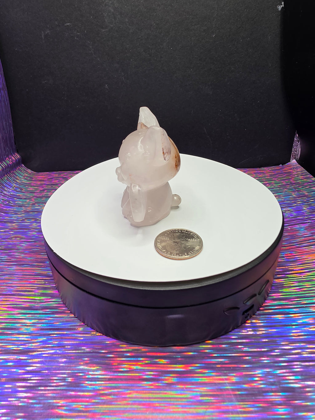 Clear Quartz Bat A