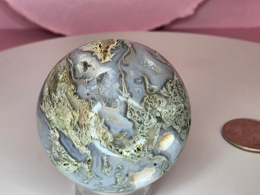 Moss Agate Sphere A