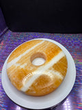 Orange Calcite Donut A