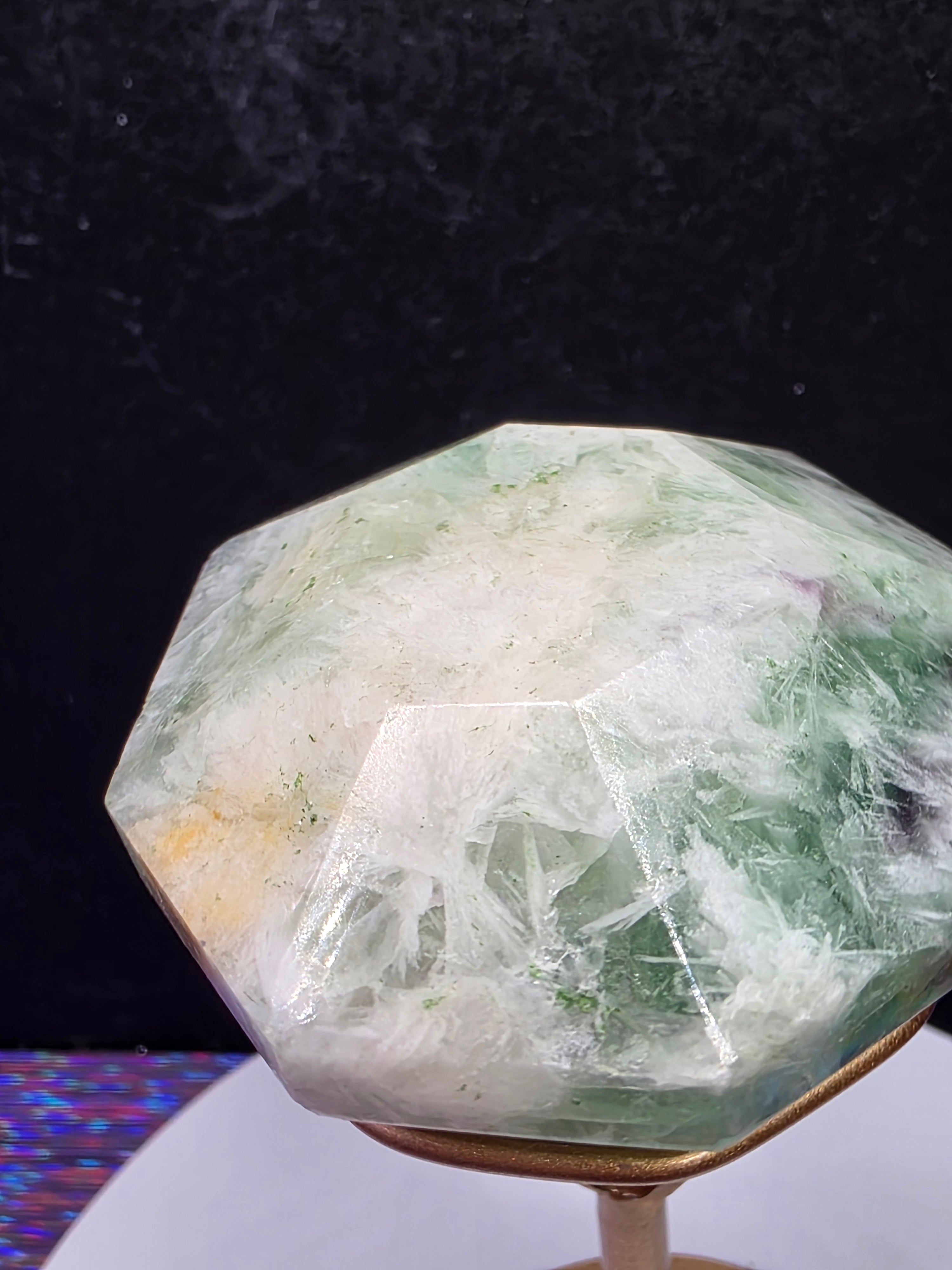 Feather Fluorite Diamond A
