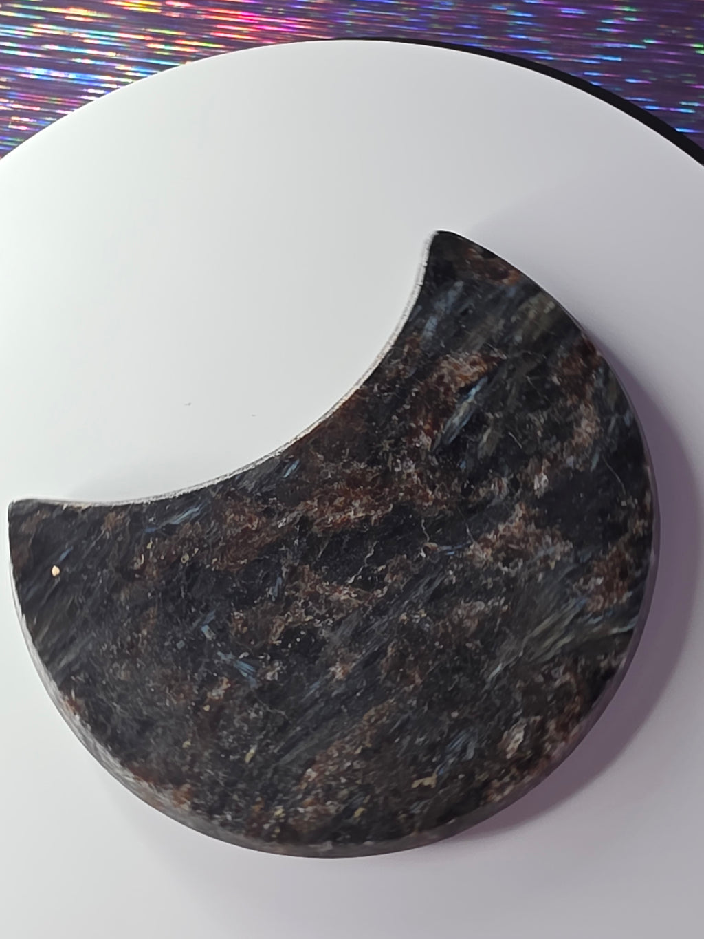 Arfvedsonite with Garnet Moon C