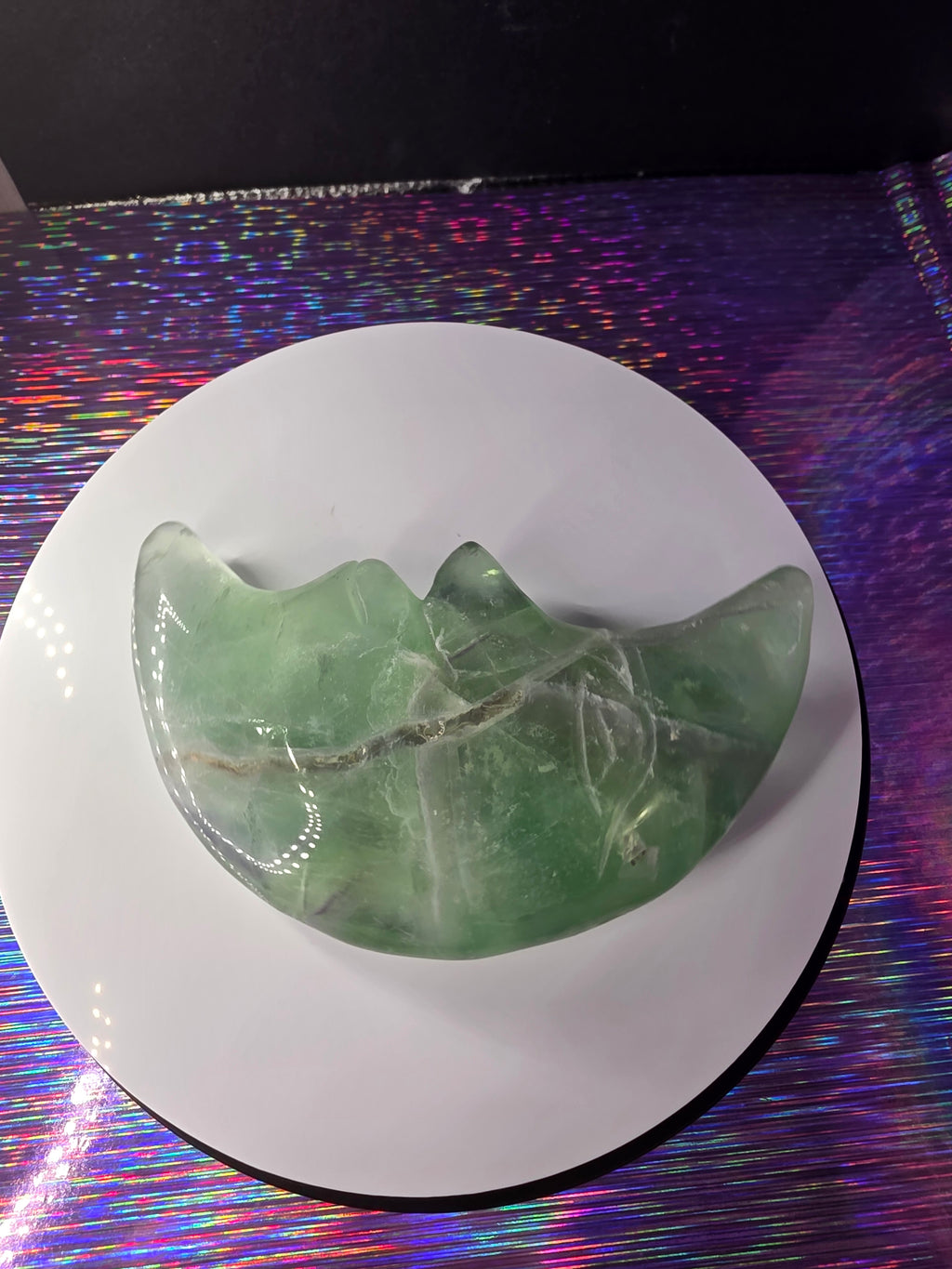 Fluorite Moon Face