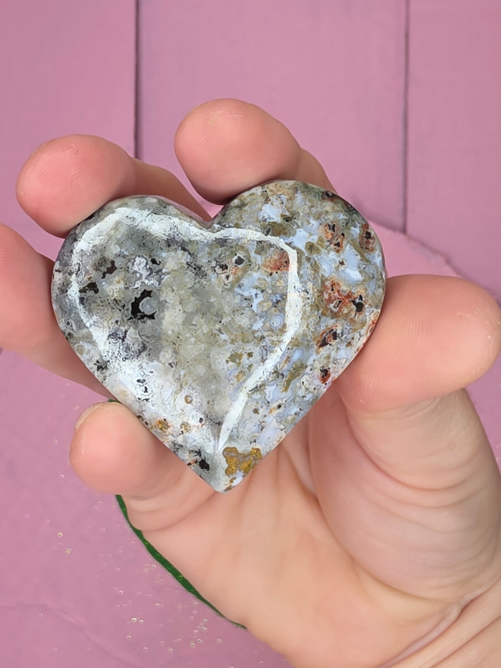 8th Vein Ocean Jasper Heart A