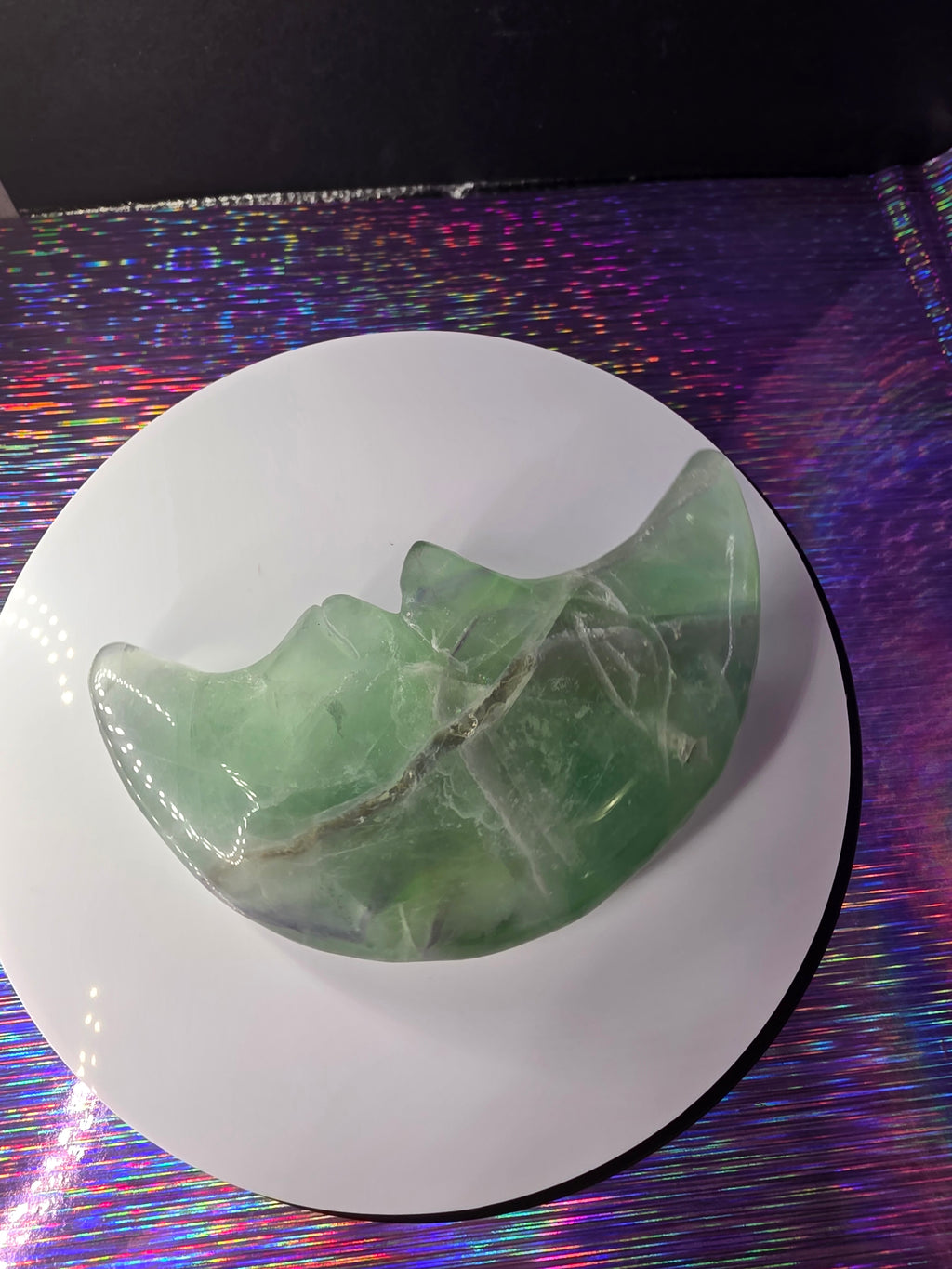Fluorite Moon Face