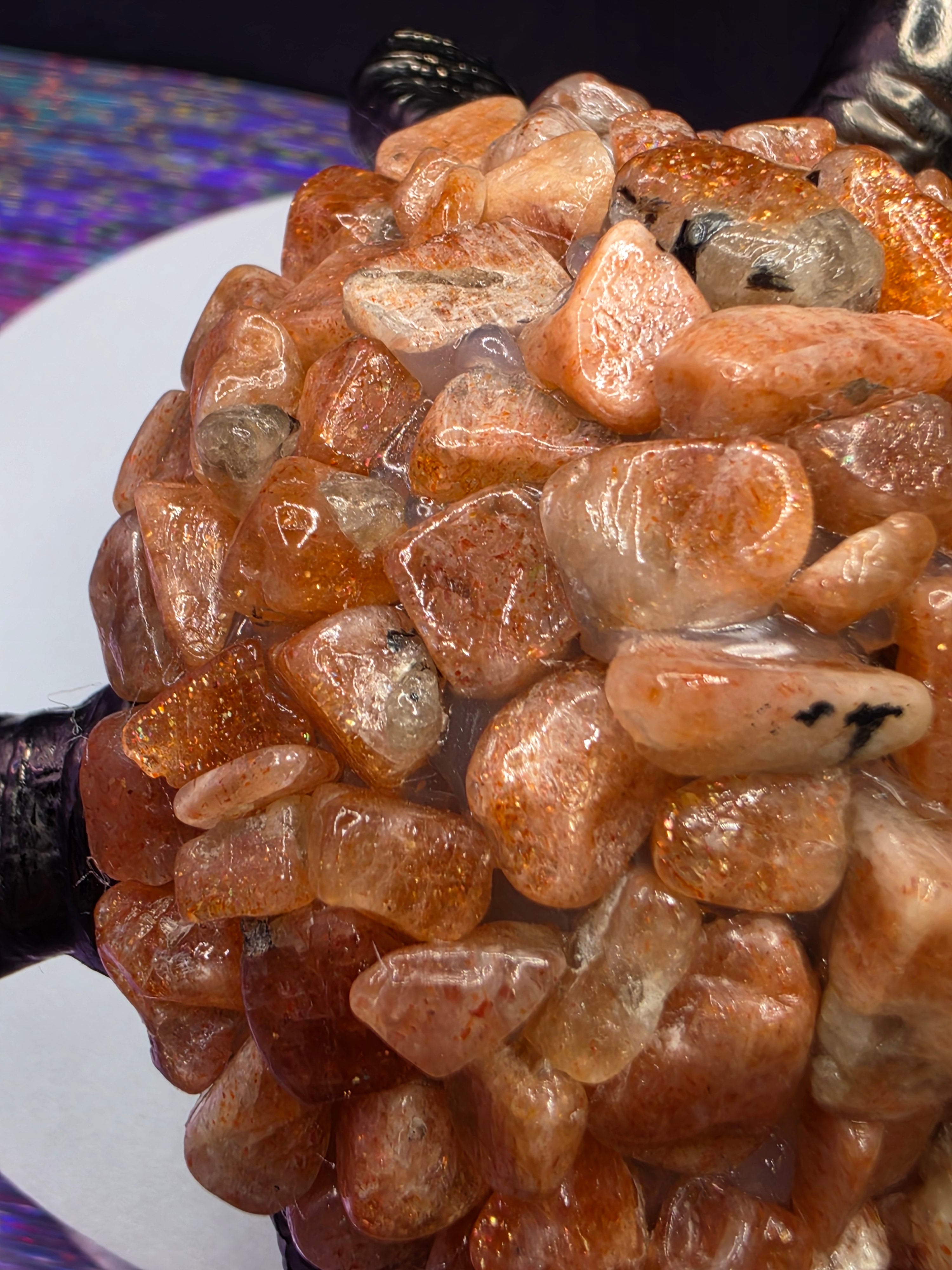 Turtle with Sunstone Chips B
