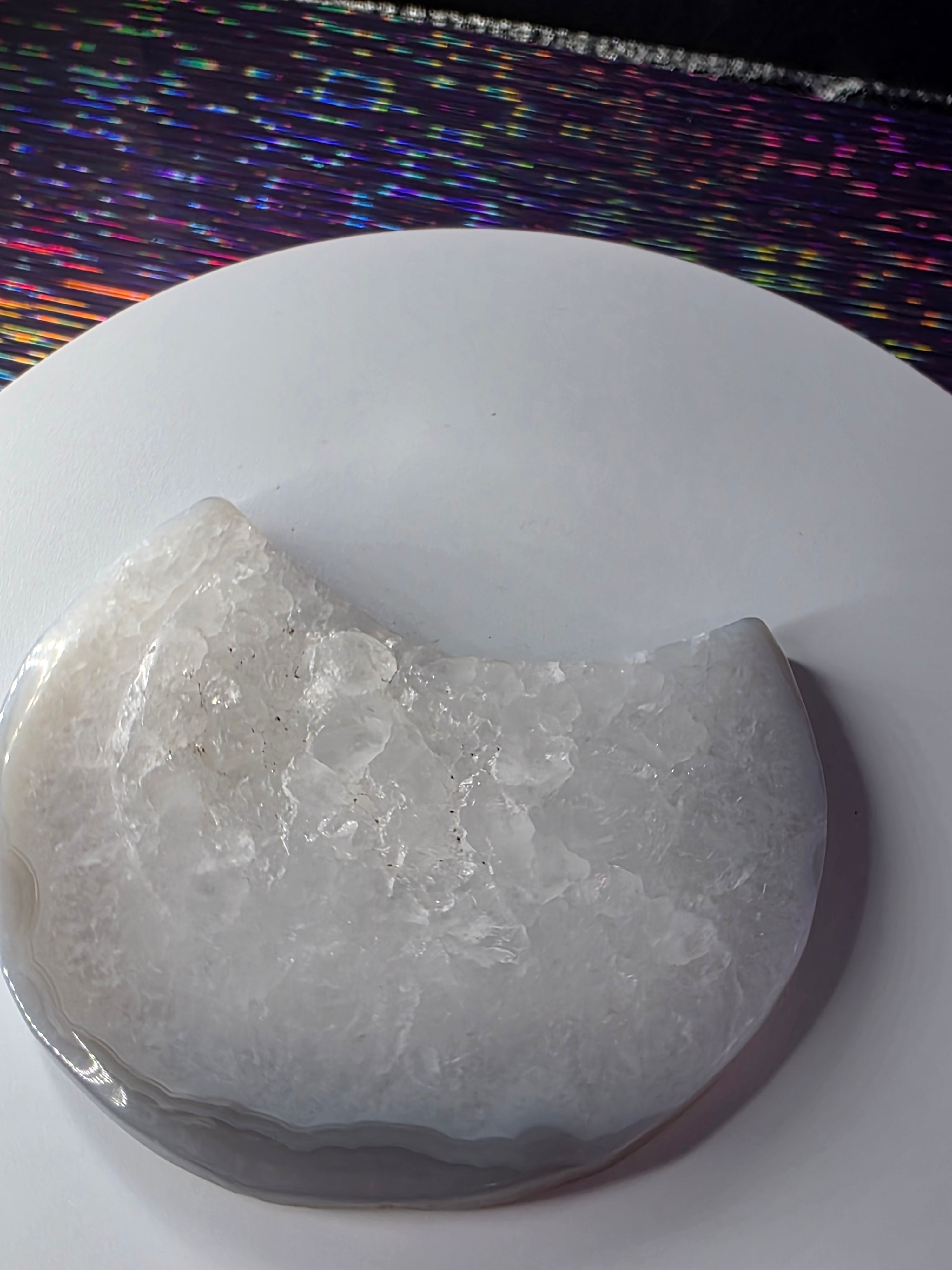 Quartz and Agate Moon A