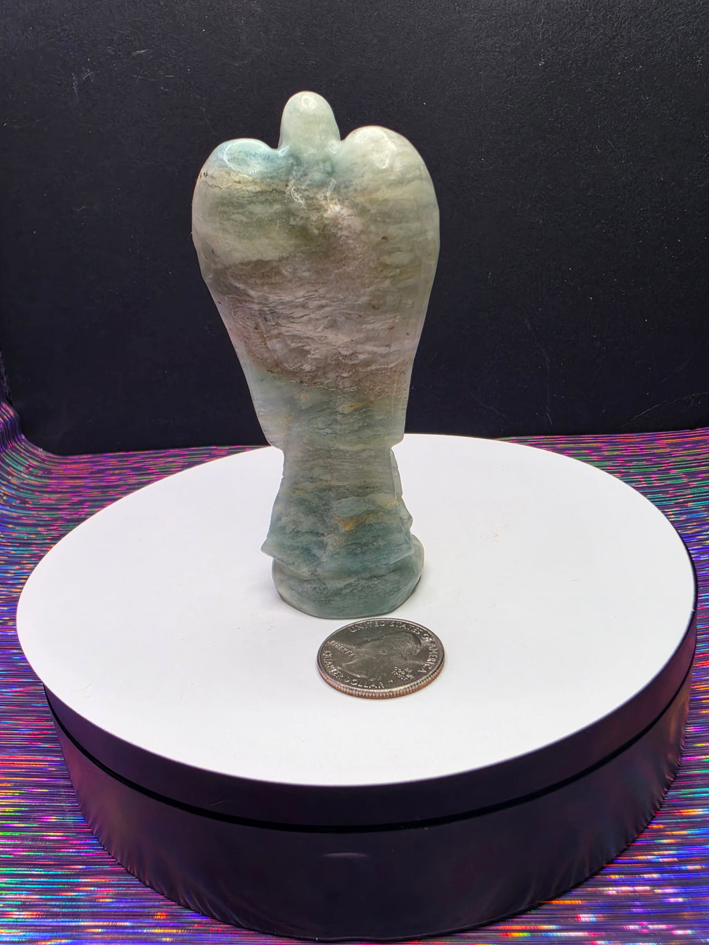 Sky Blue Calcite Angel B
