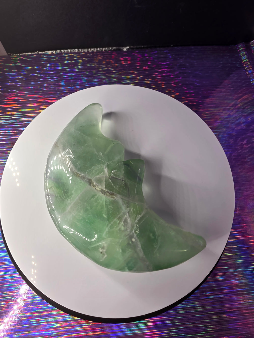 Fluorite Moon Face