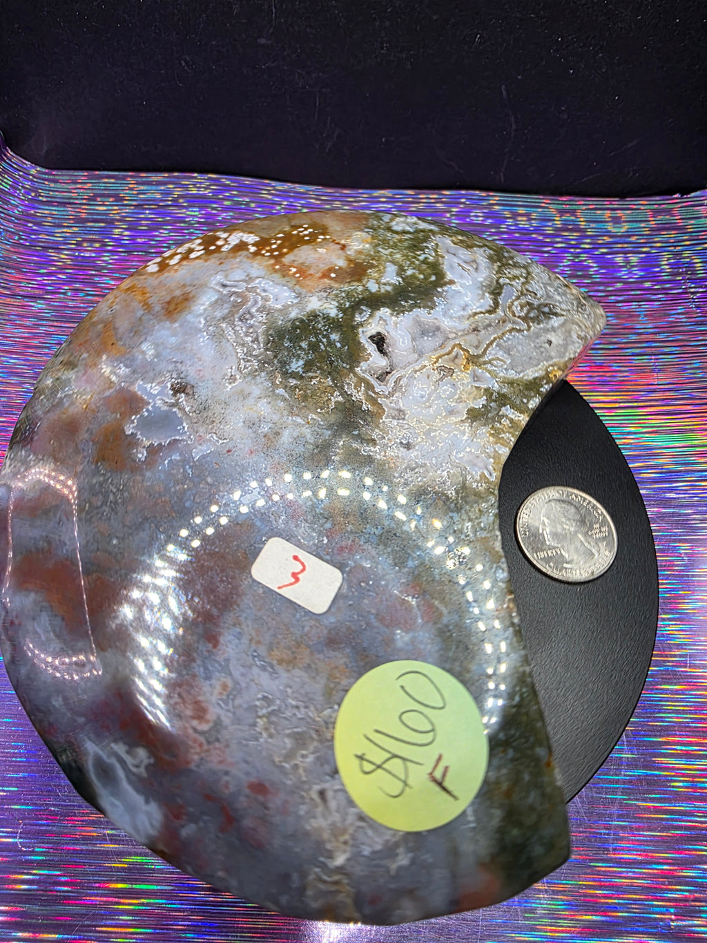 Moss Agate Moon F