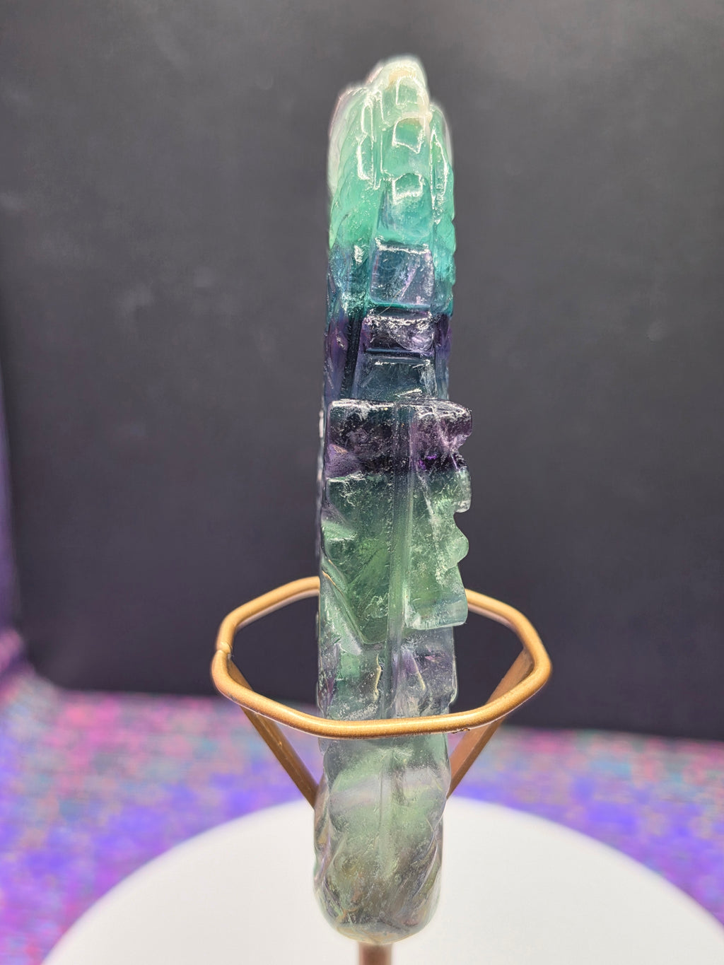 Fluorite Seahorse D