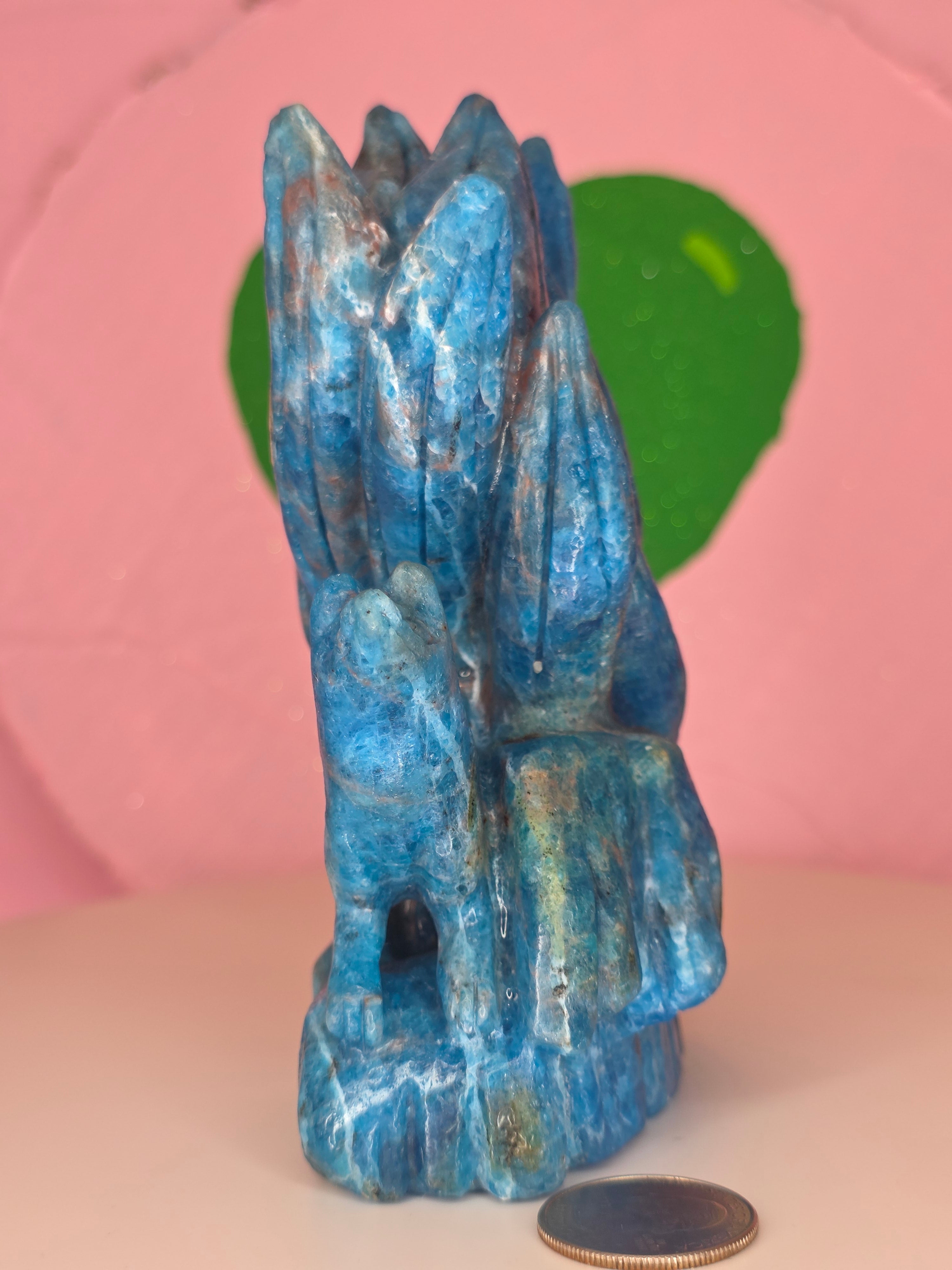 Blue Apatite Nine Tail Fox B