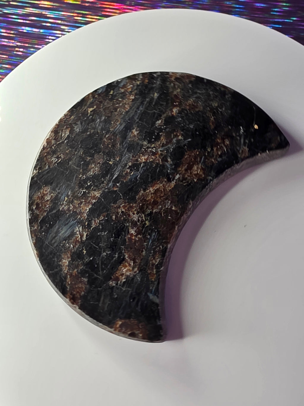 Arfvedsonite with Garnet Moon C