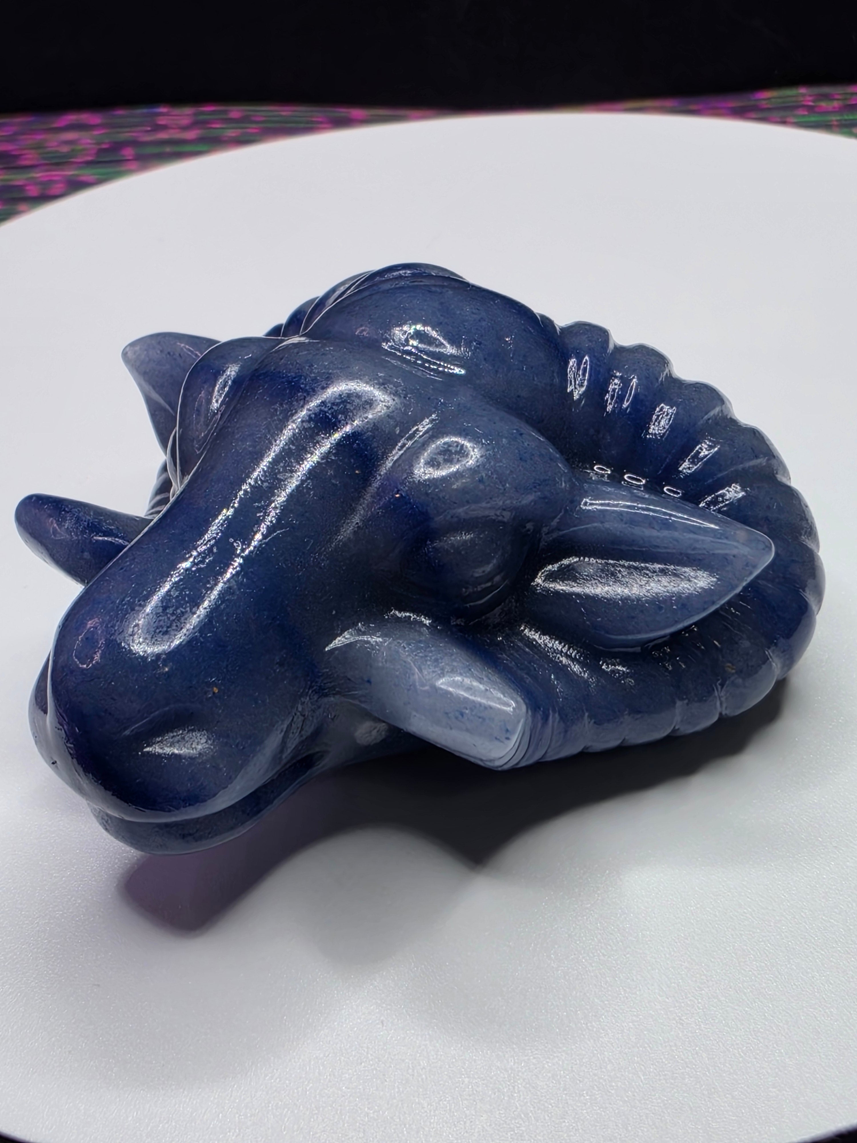 Blue Aventurine Bighorn Ram B