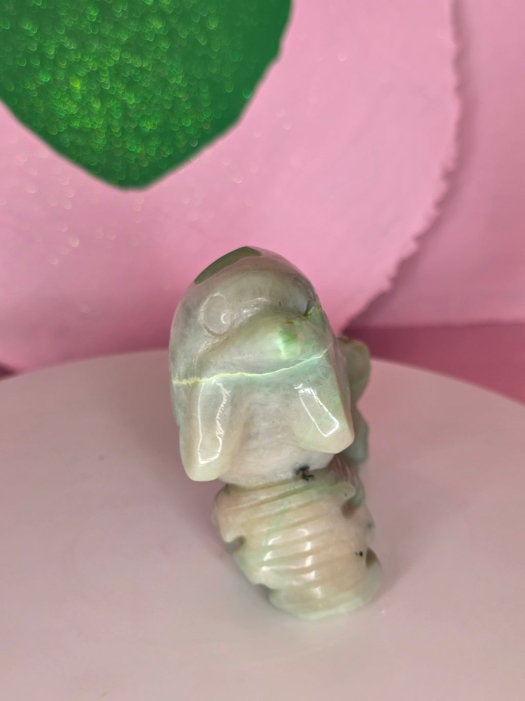 Garnierite Green Moonstone Dolphin A