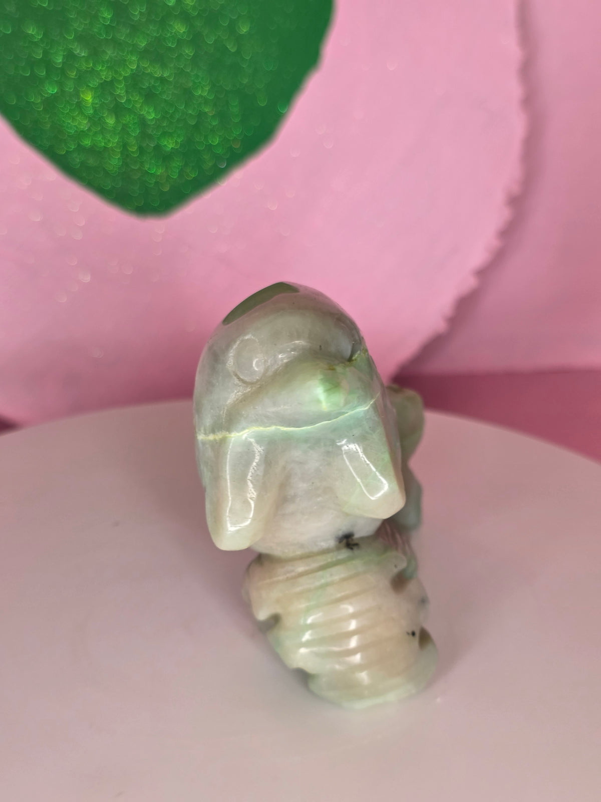 Garnierite Green Moonstone Dolphin A