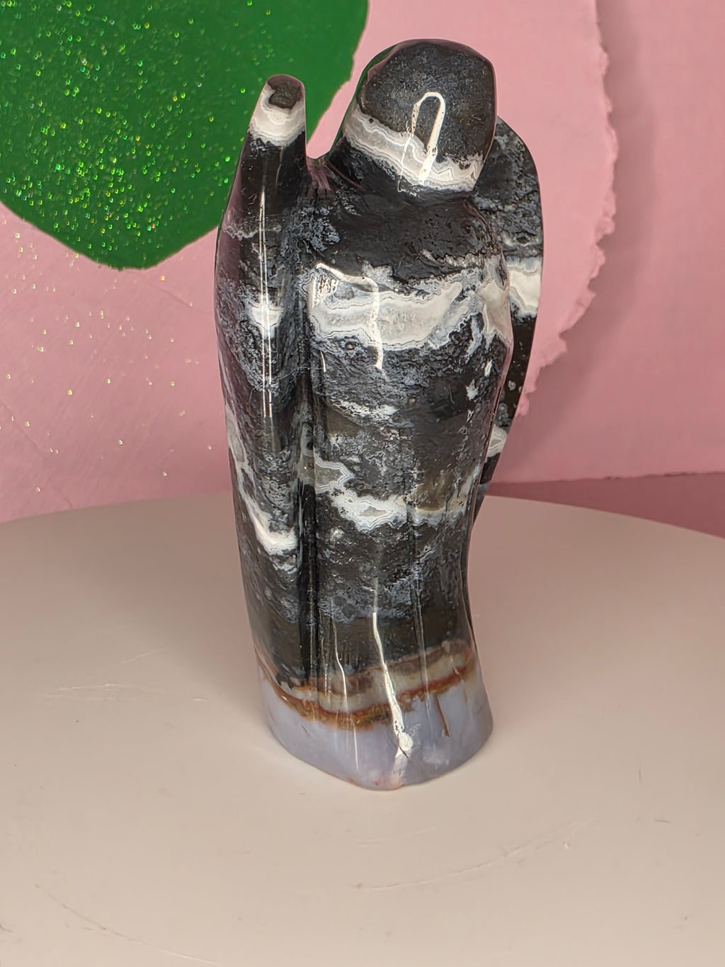 Ocean Jasper and Chalcedony Angel A