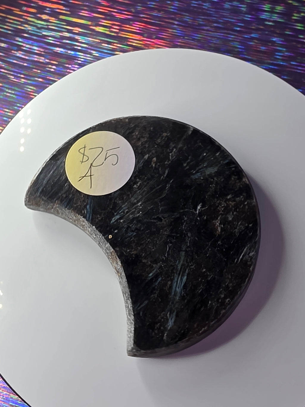 Arfvedsonite with Garnet Moon A