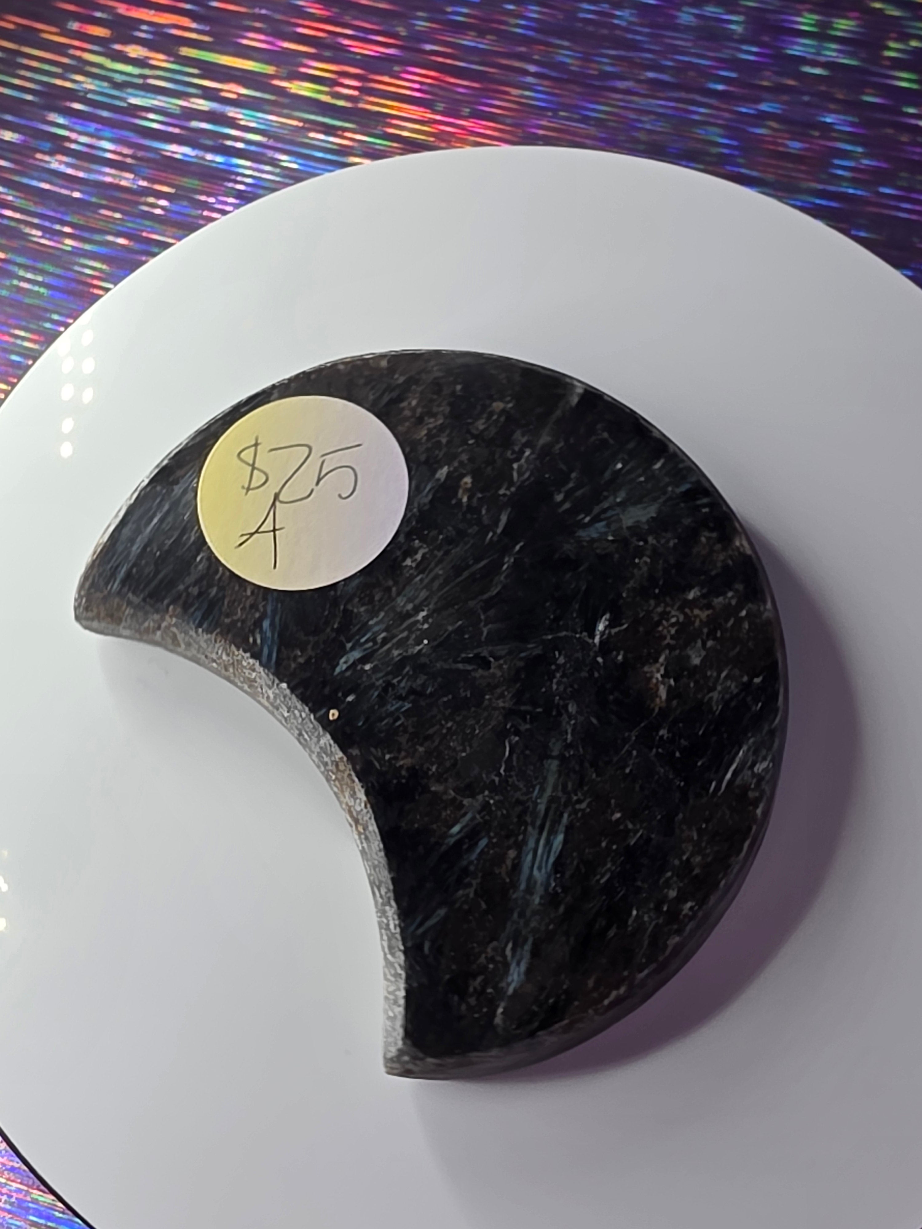 Arfvedsonite with Garnet Moon A