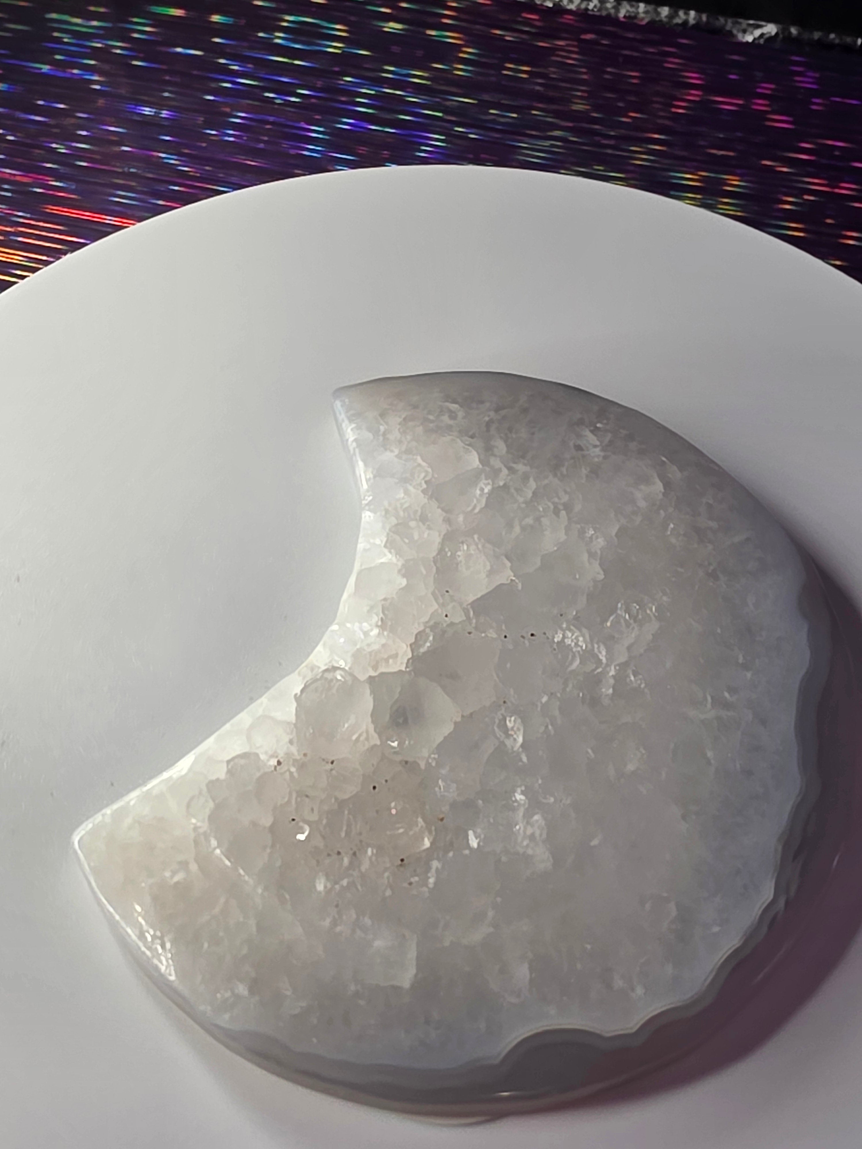 Quartz and Agate Moon A