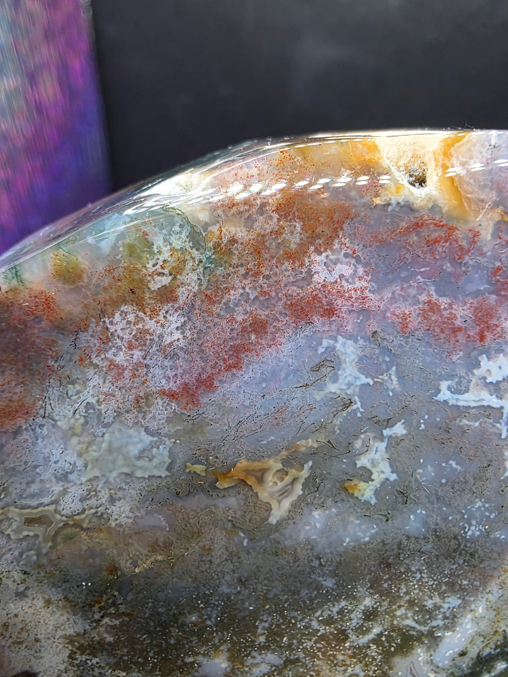 Moss Agate Moon F