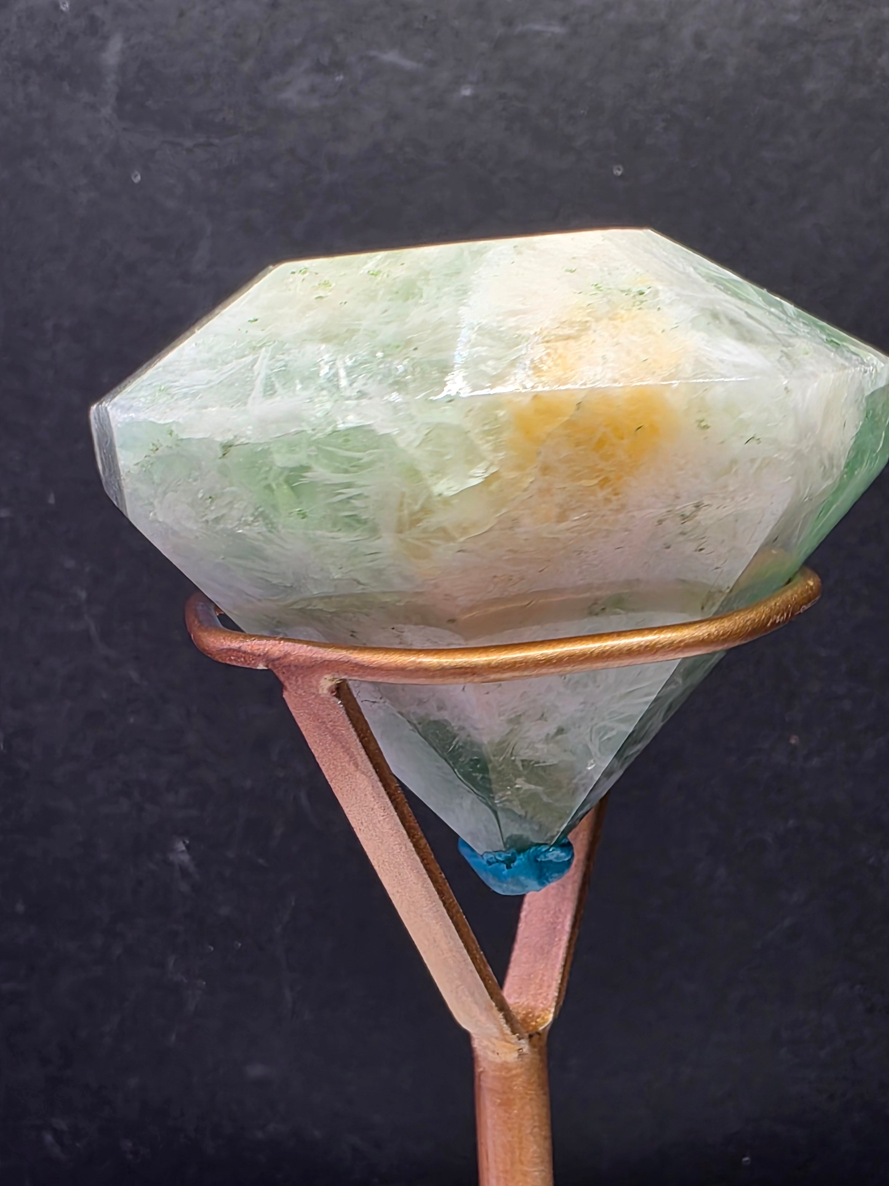 Feather Fluorite Diamond A
