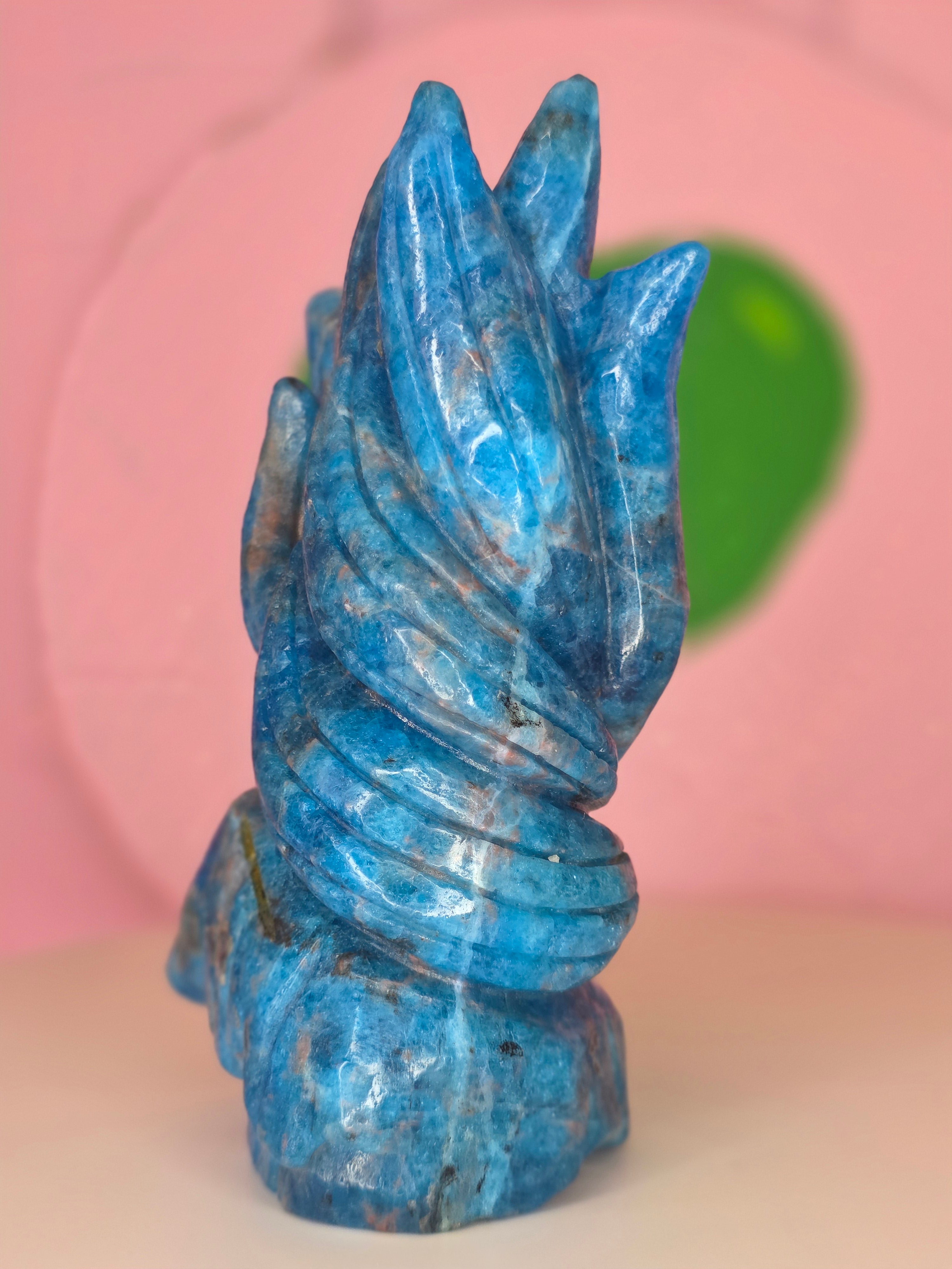 Blue Apatite Nine Tail Fox B