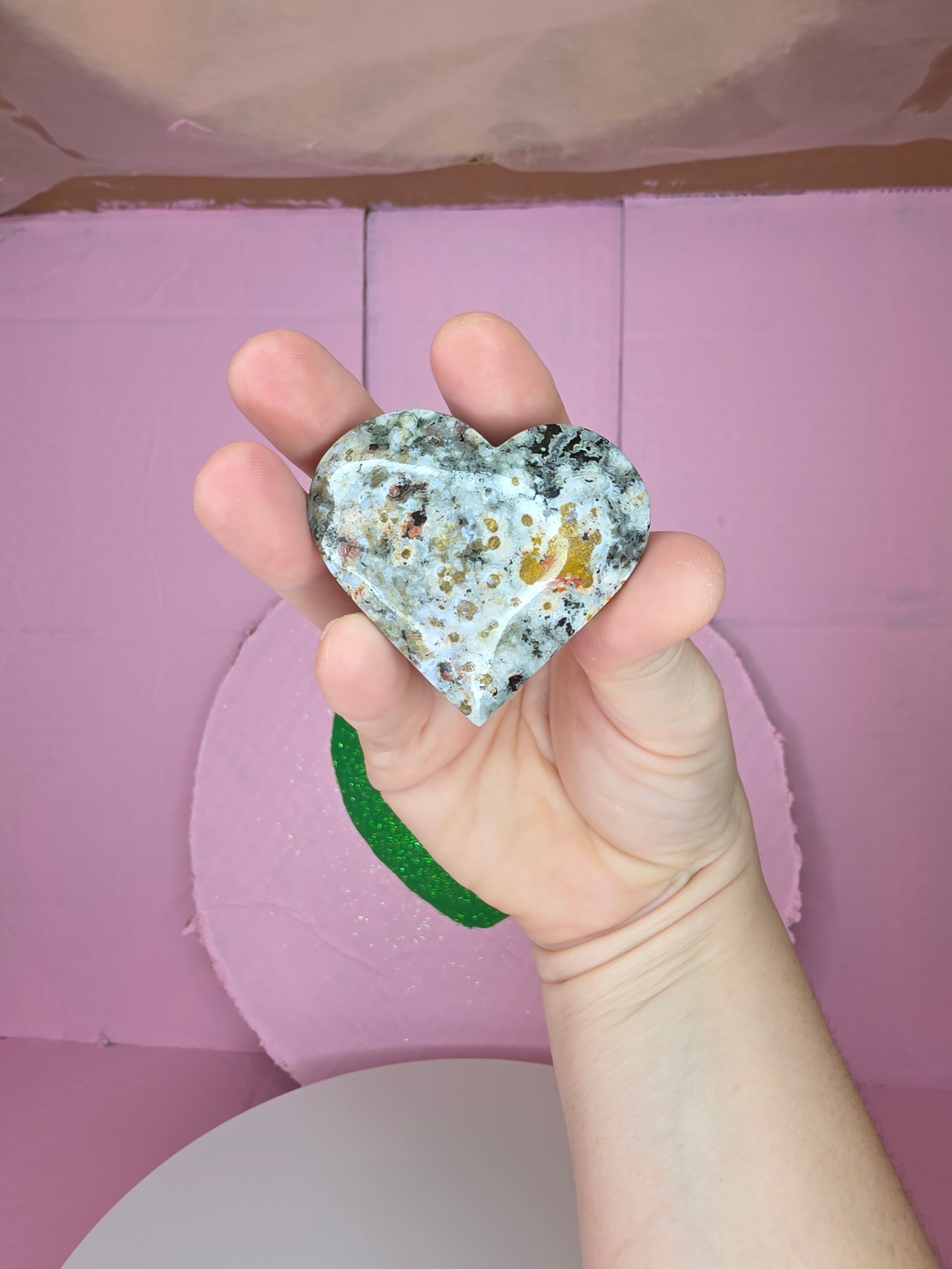 8th Vein Ocean Jasper Heart A