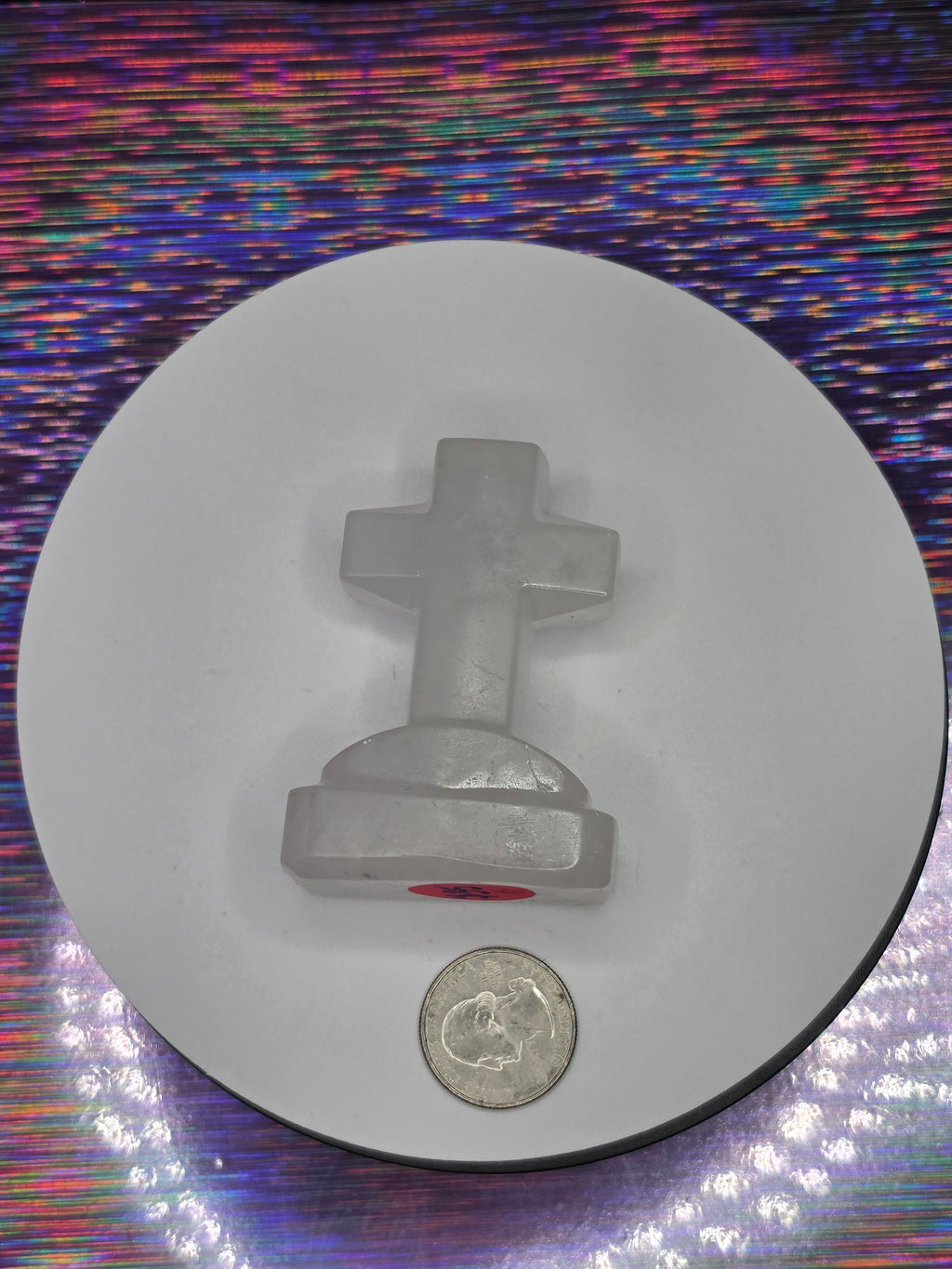 Clear Quartz RIP Headstone B