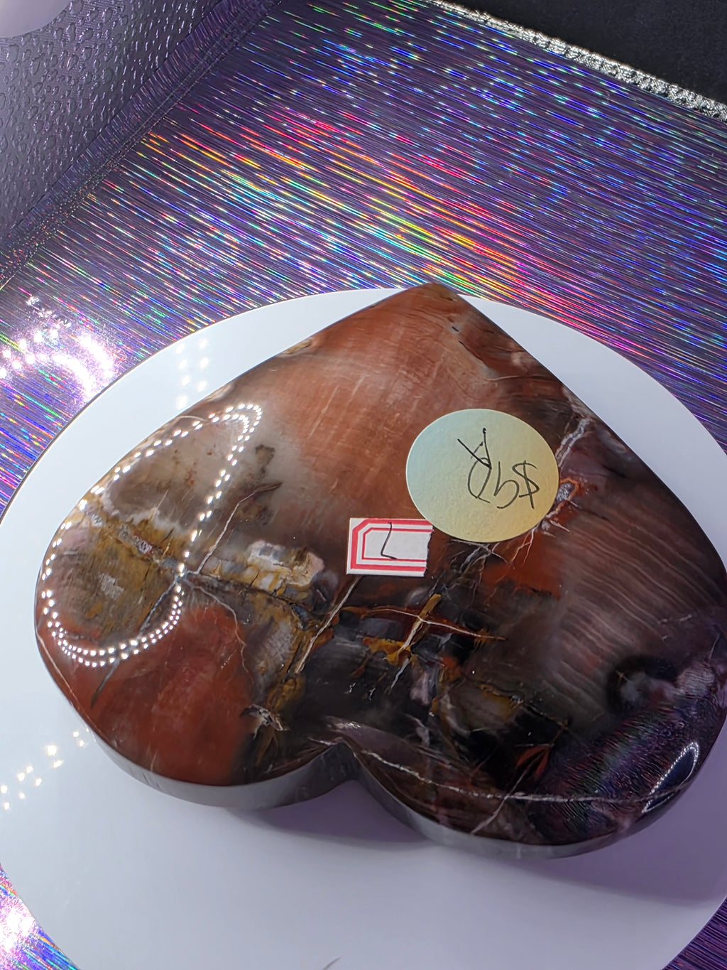 Petrified Wood Heart