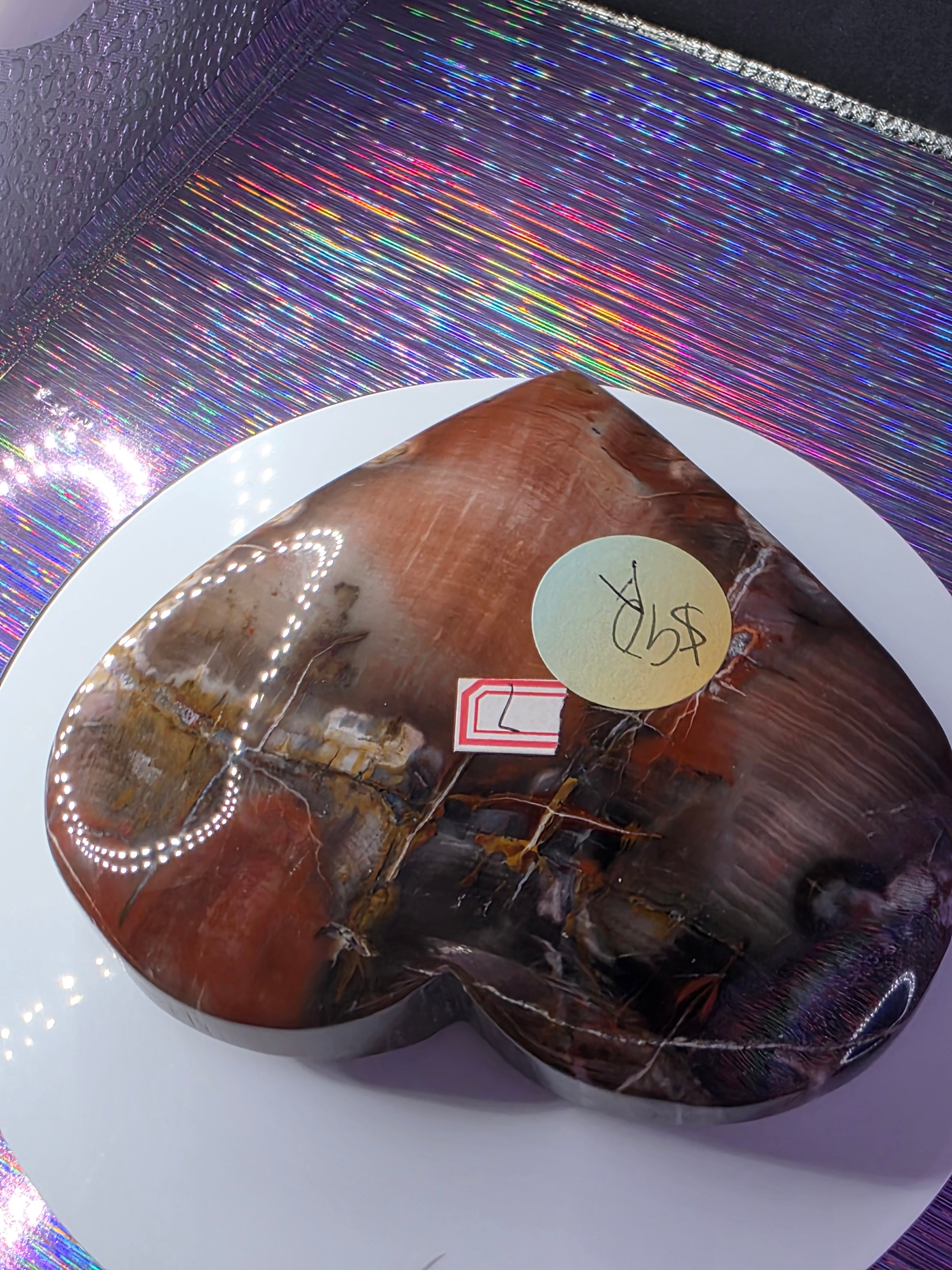 Petrified Wood Heart