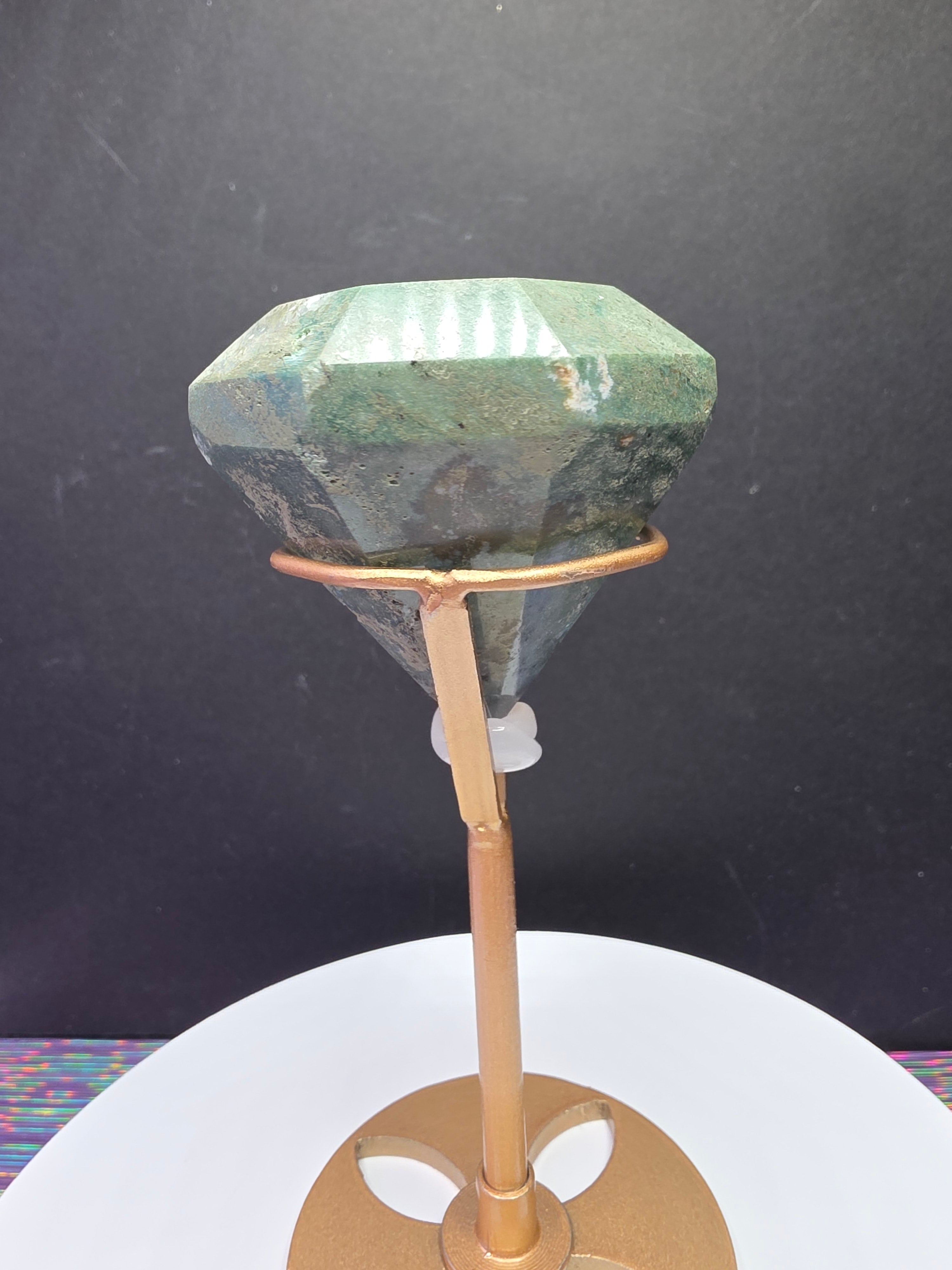 Ocean Jasper Moss Agate Diamond C