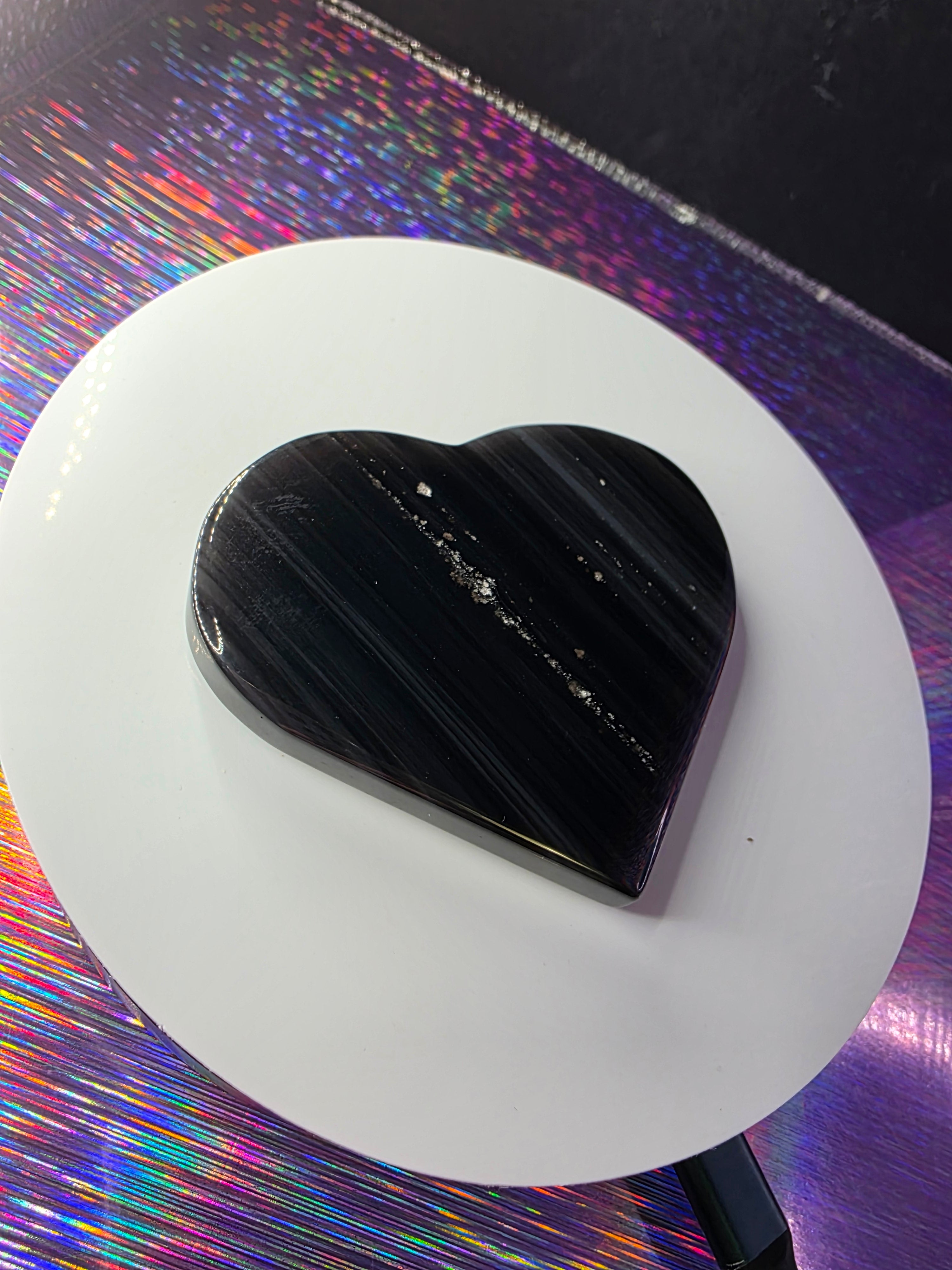 Obsidian Lace Heart B