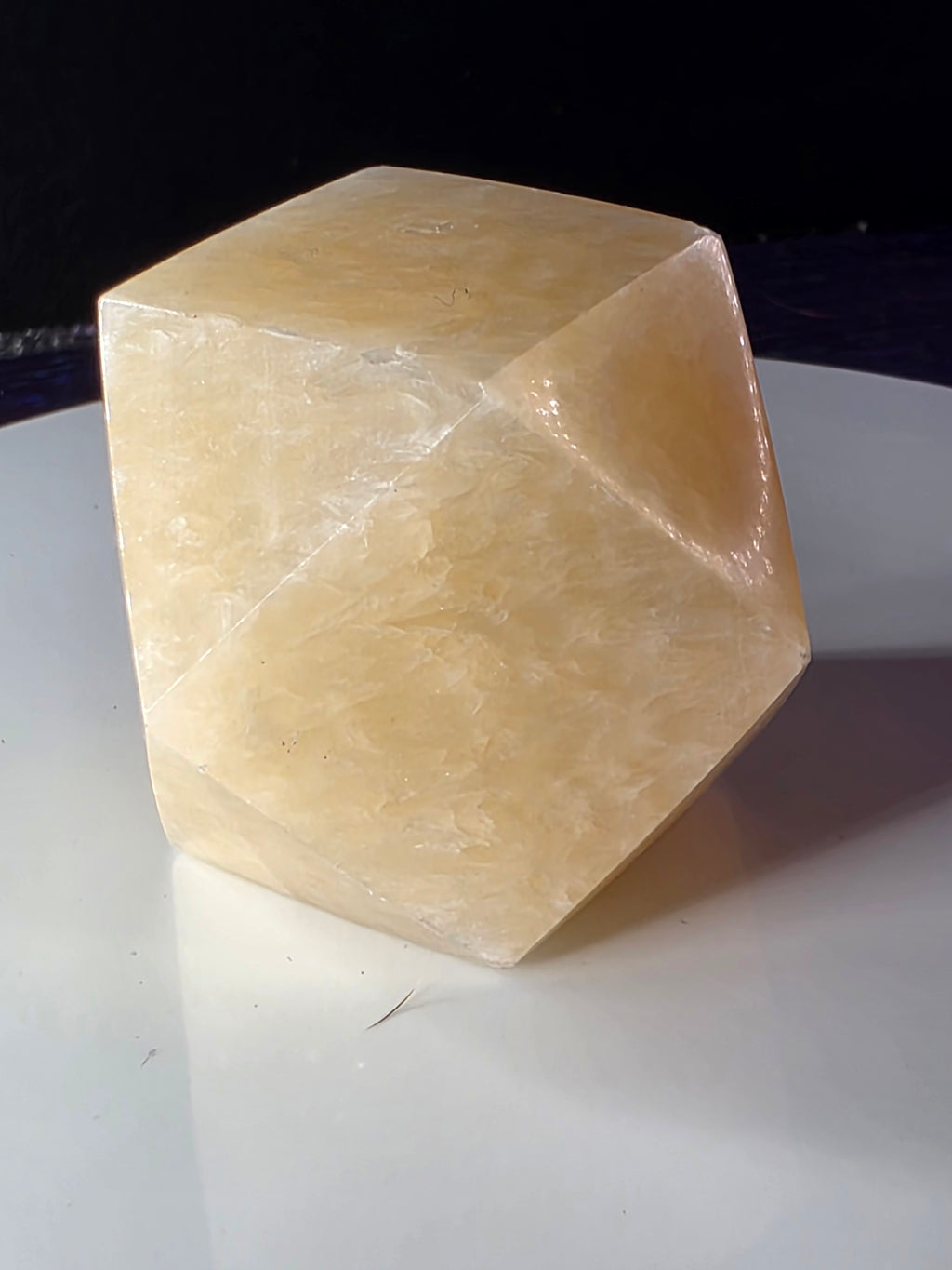 Yellow Calcite Tetradecagon
