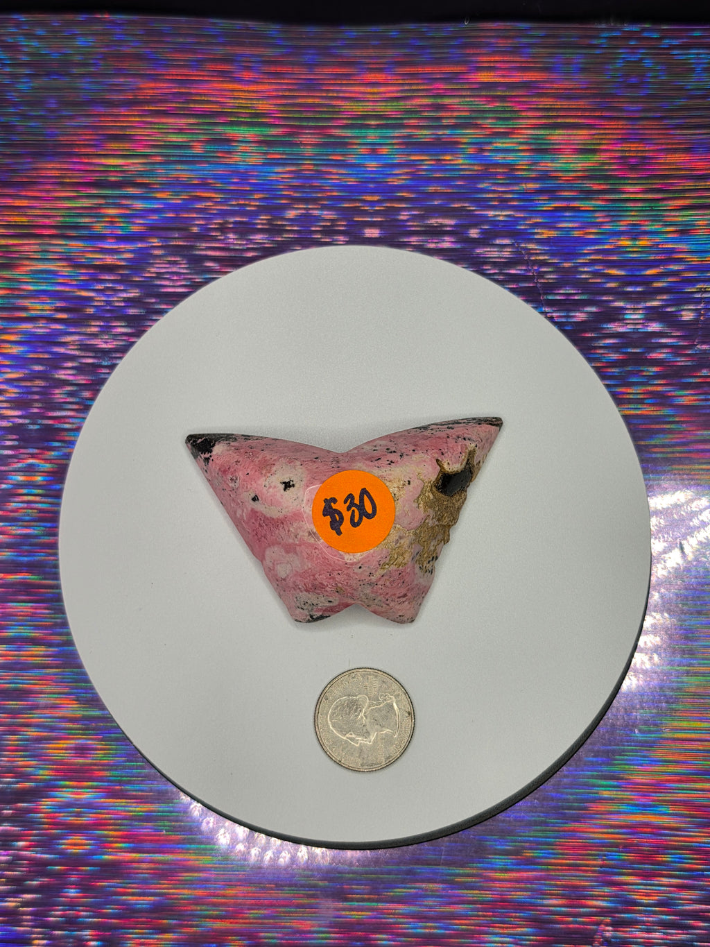 Peruvian Rhodonite Butterfly A
